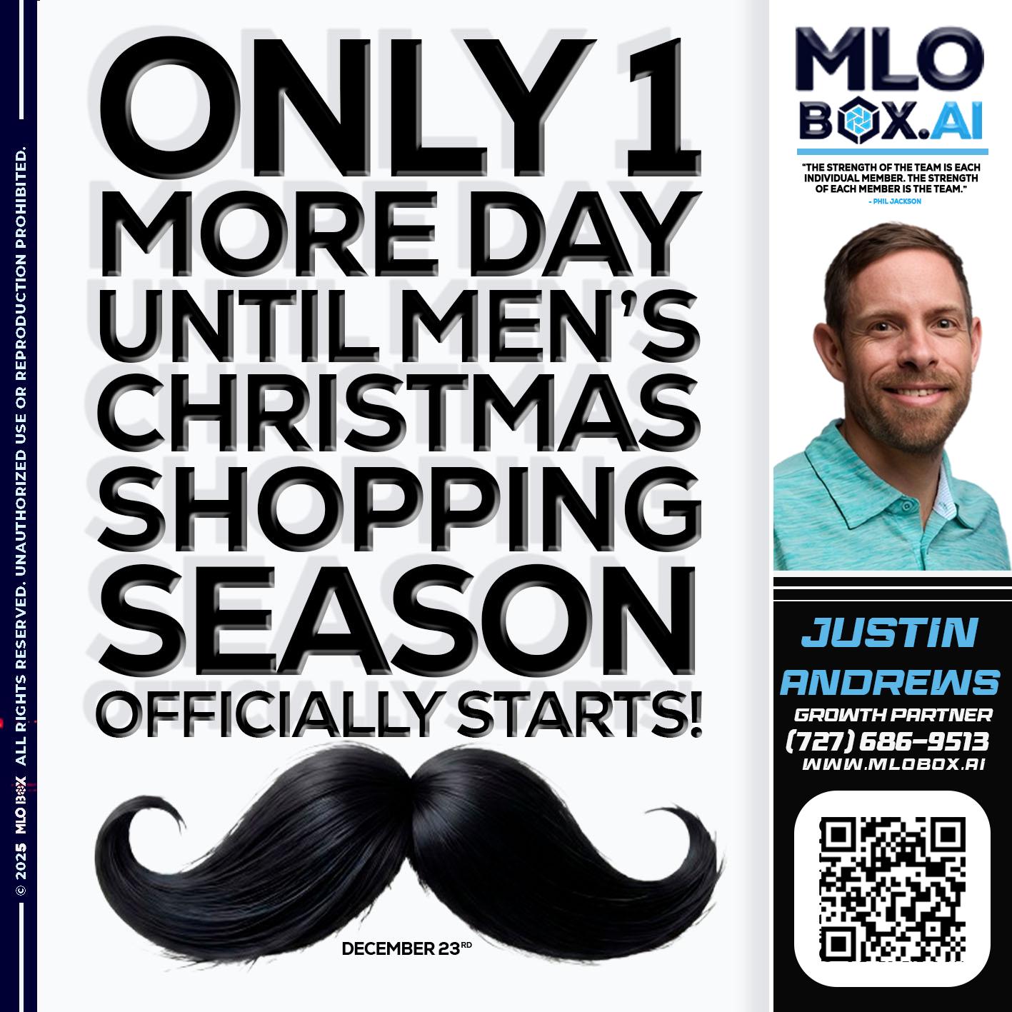 only one more day - Justin Andrews -Mortgage Advisor