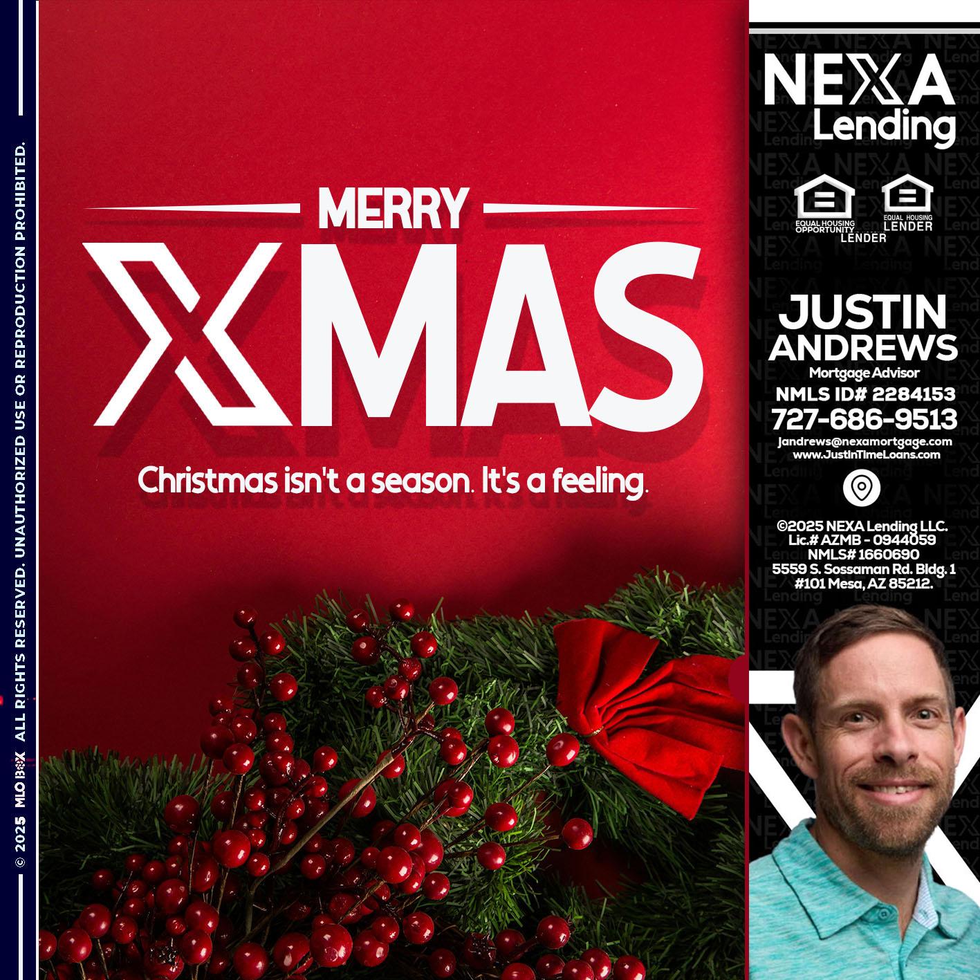 merry xmas - Justin Andrews -Mortgage Advisor