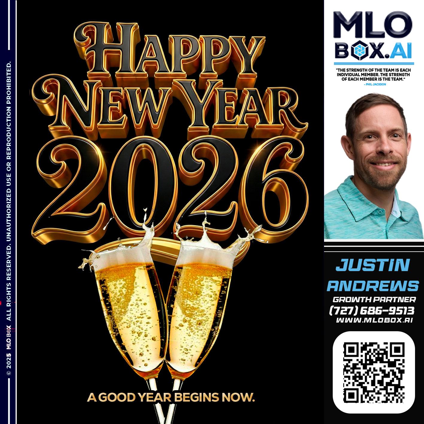 HAPPY NEW YEAR - Justin Andrews -Mortgage Advisor