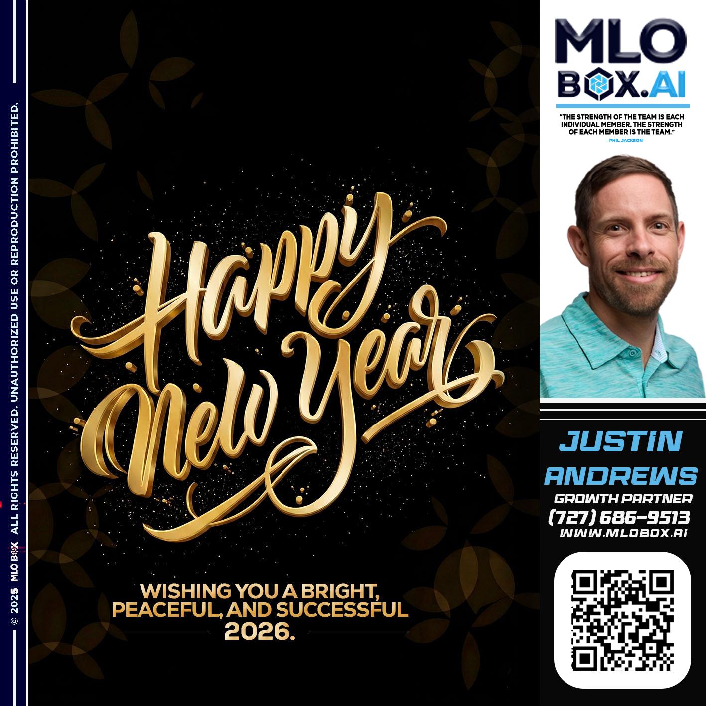HAPPY NEW YEAR - Justin Andrews -Mortgage Advisor