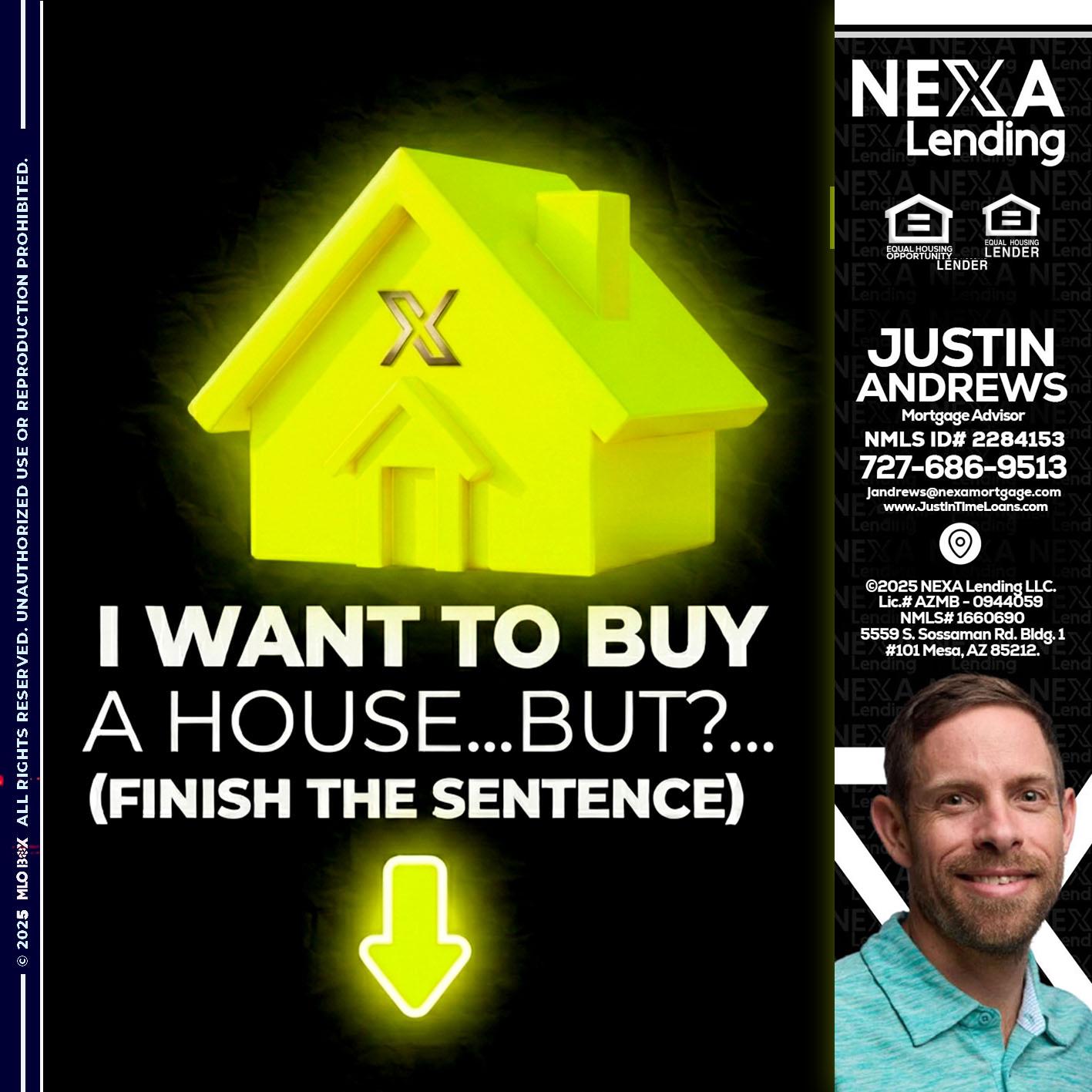 i want to buy - Justin Andrews -Mortgage Advisor