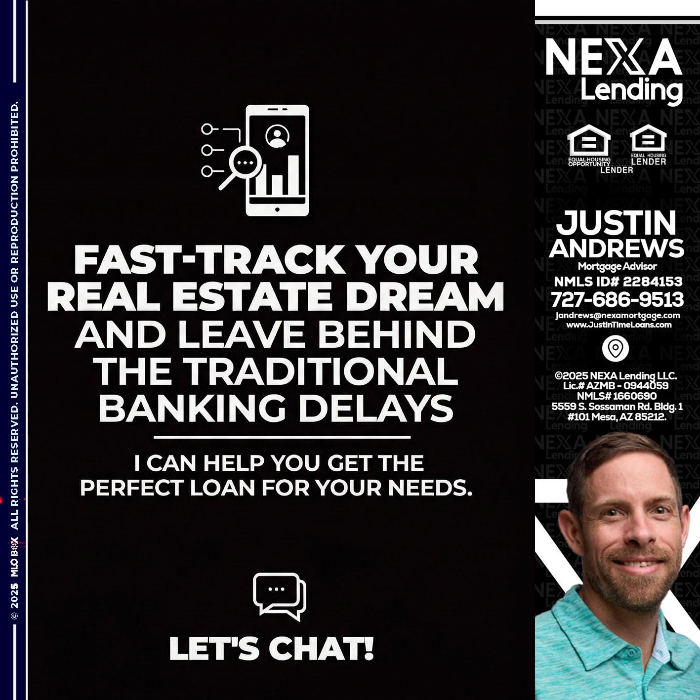FAST TRACK - Justin Andrews -Mortgage Advisor