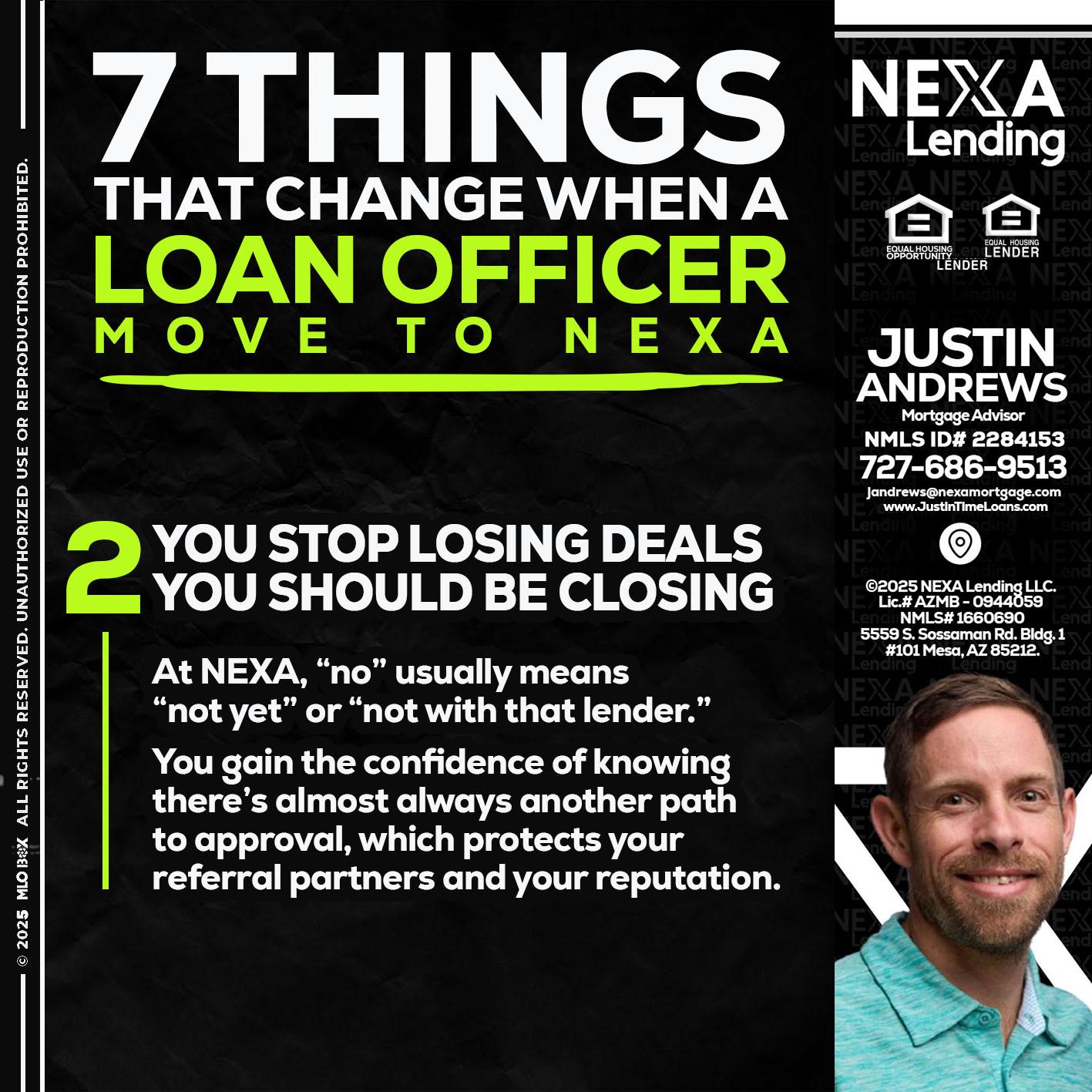 7 THINGS (2) - Justin Andrews -Mortgage Advisor