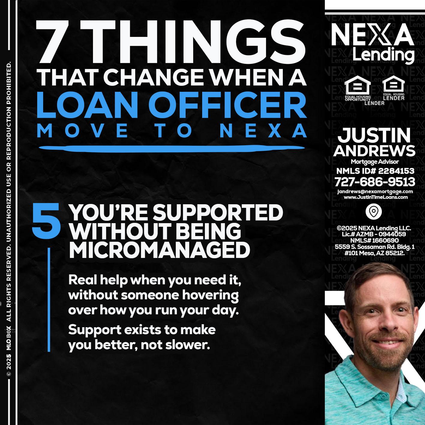 7 THINGS (5) - Justin Andrews -Mortgage Advisor