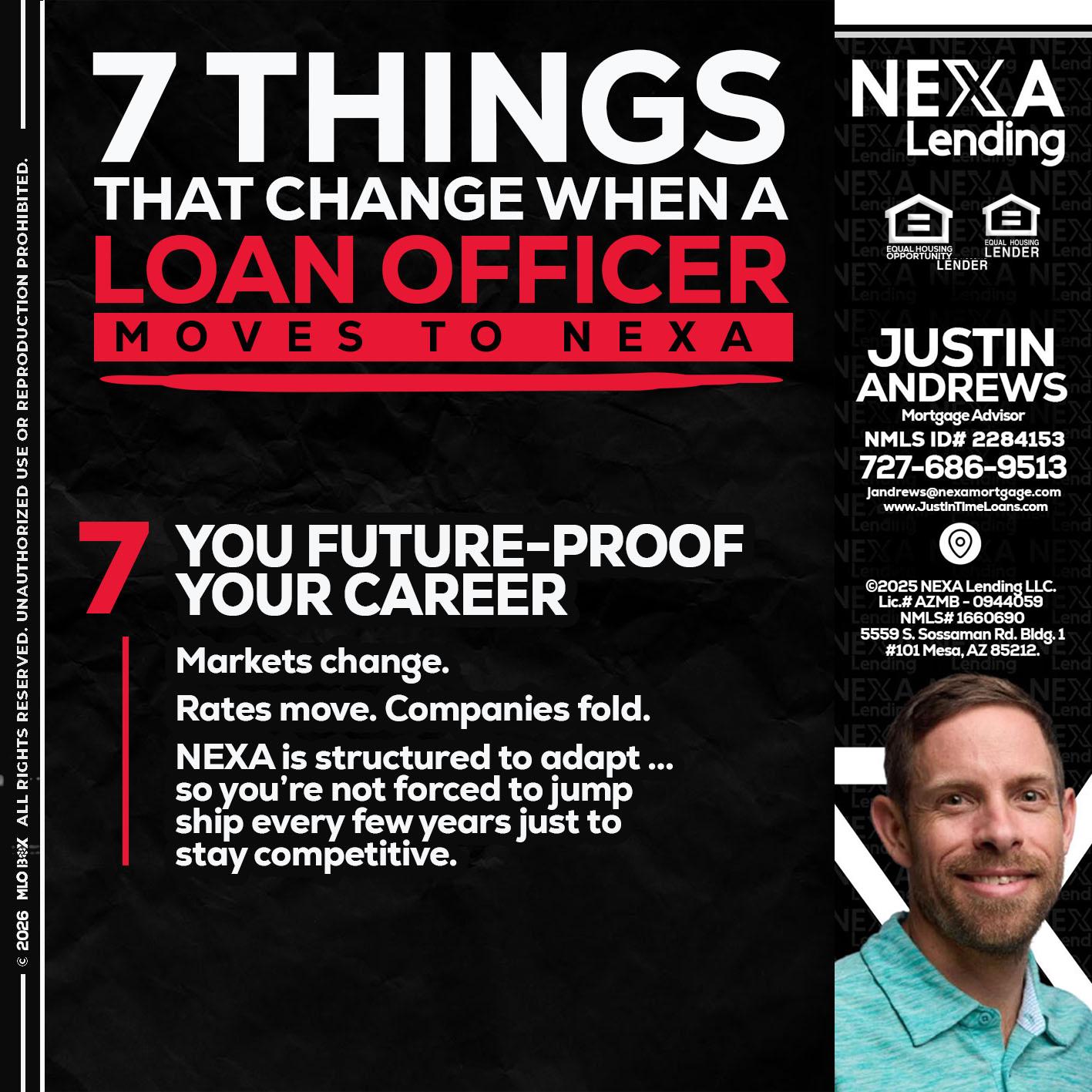 7 THINGS (7) - Justin Andrews -Mortgage Advisor