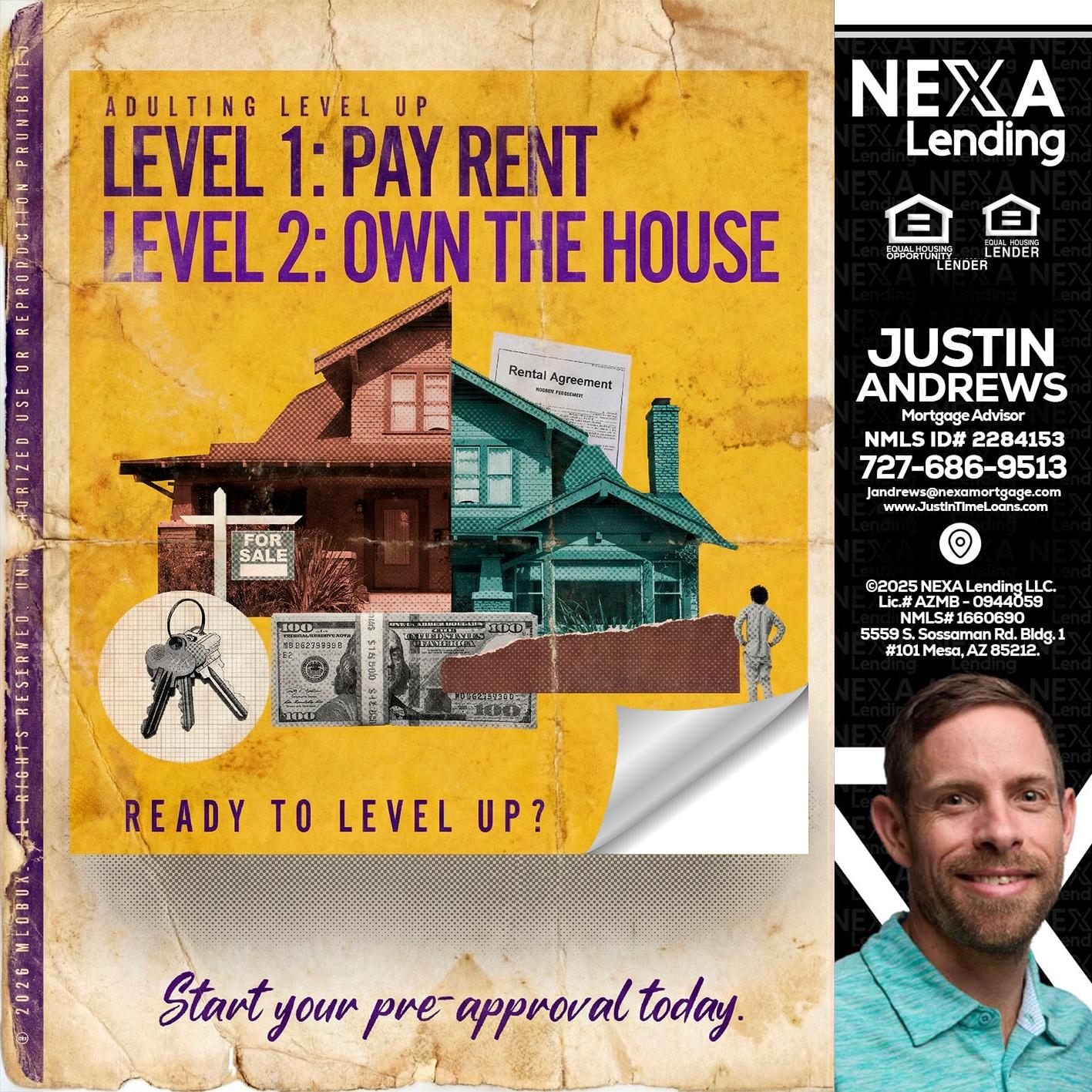 LEVEL 1 - Justin Andrews -Mortgage Advisor