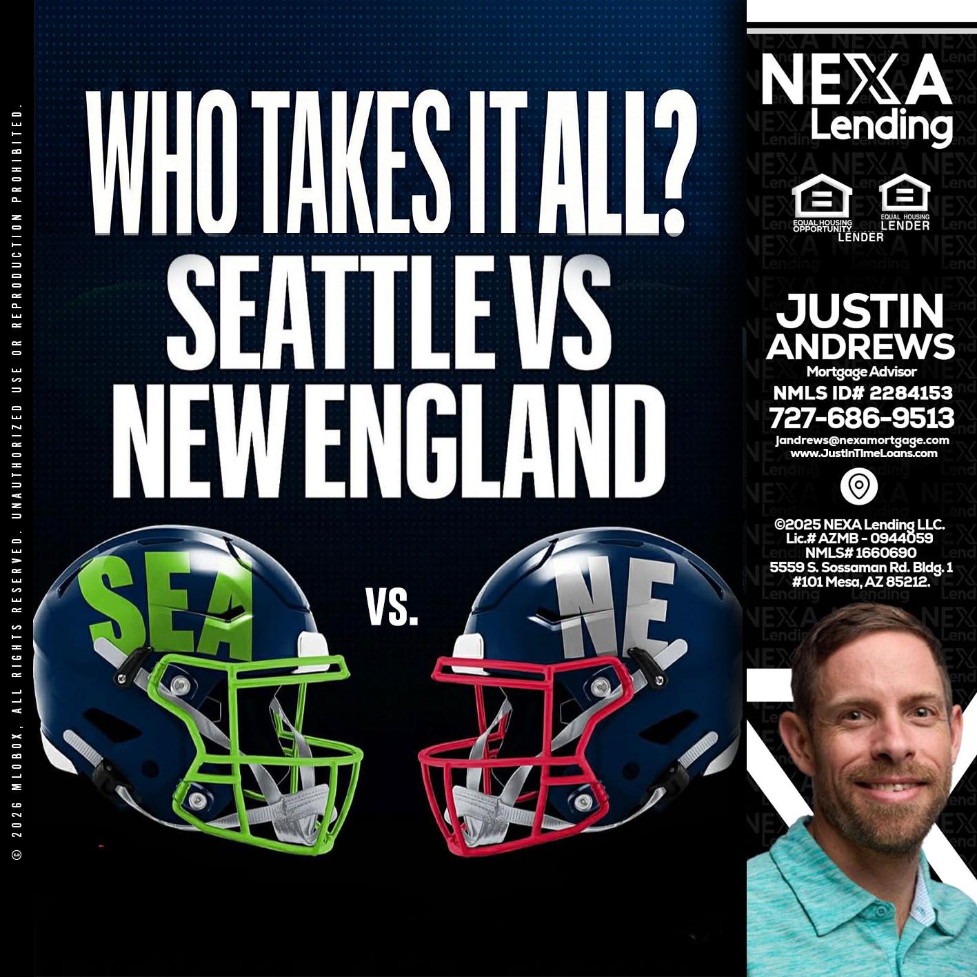 WHO TAKE IT ALL? - Justin Andrews -Mortgage Advisor