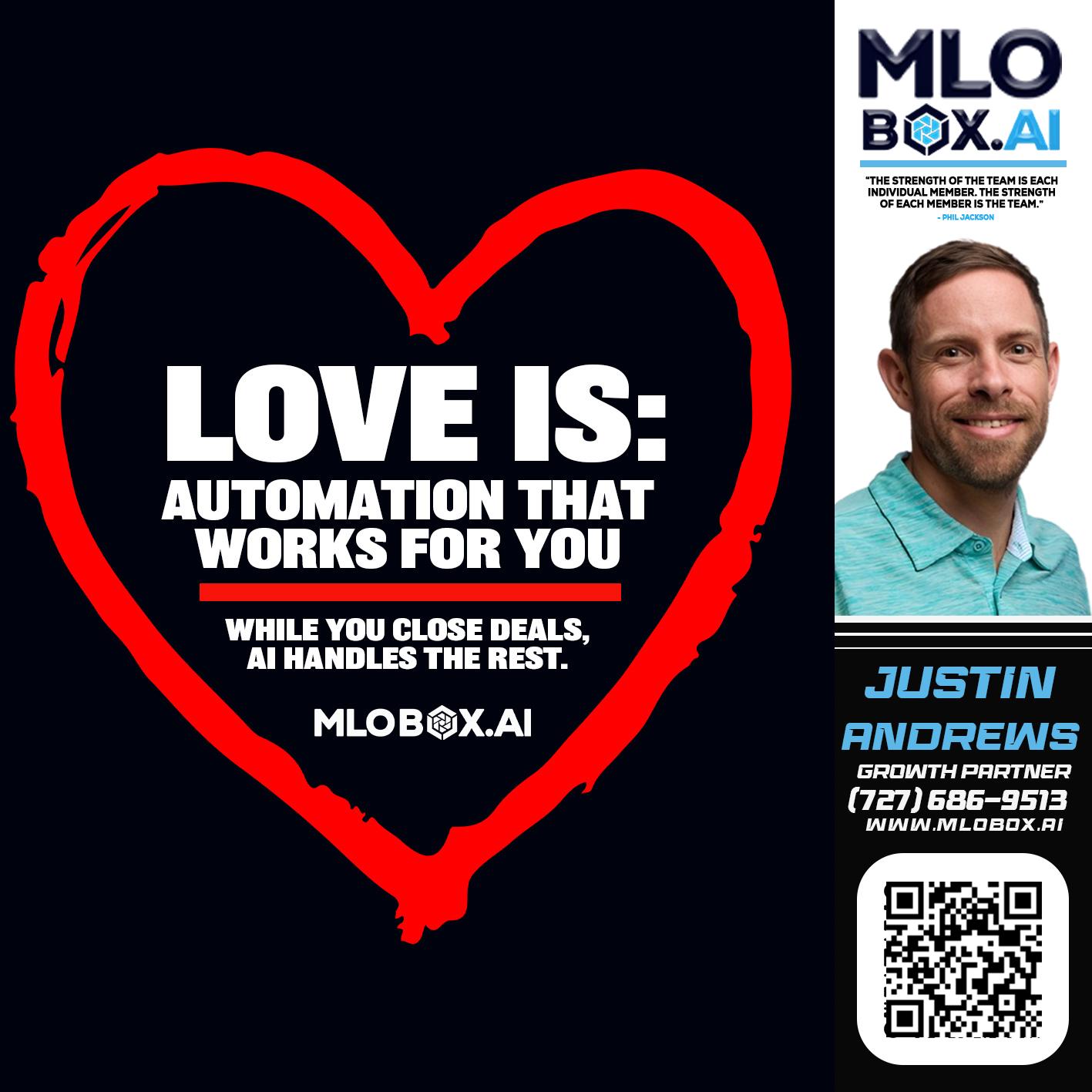 love is - Justin Andrews -Mortgage Advisor