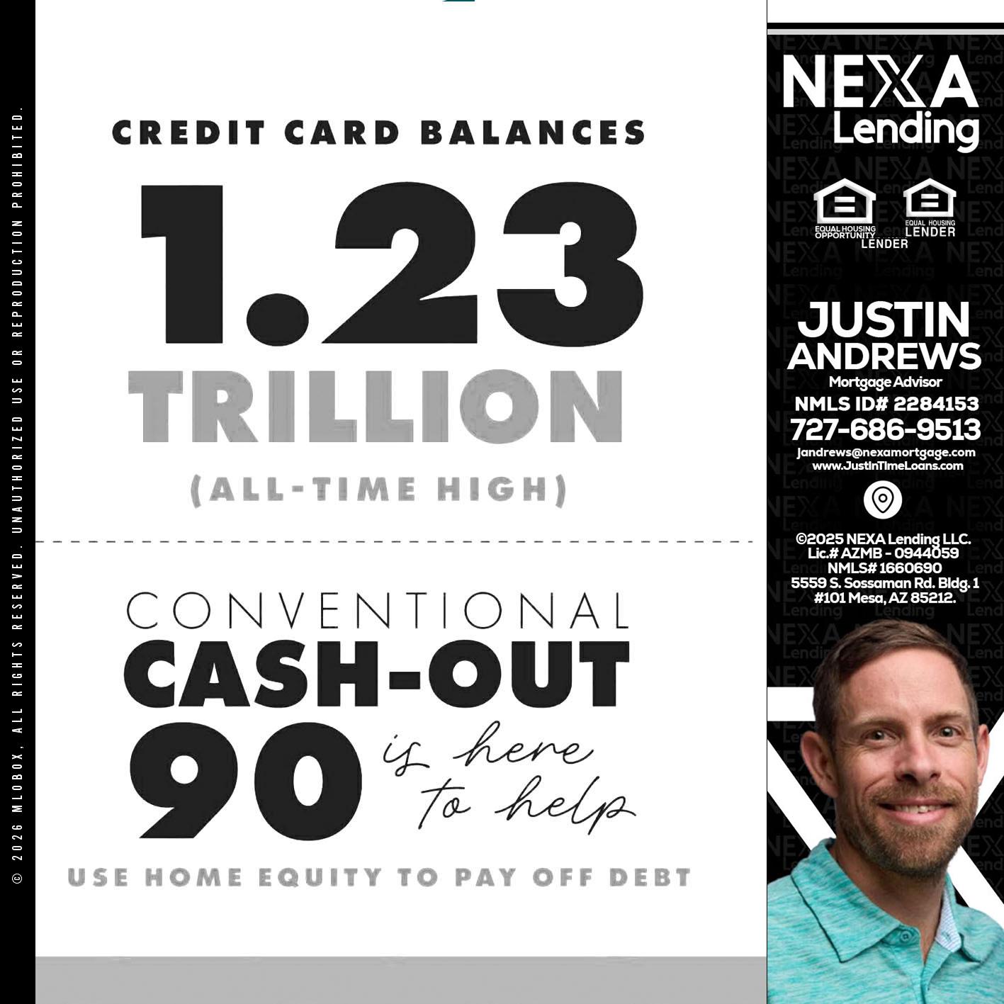 CREDIT CARD BALANCE - Justin Andrews -Mortgage Advisor
