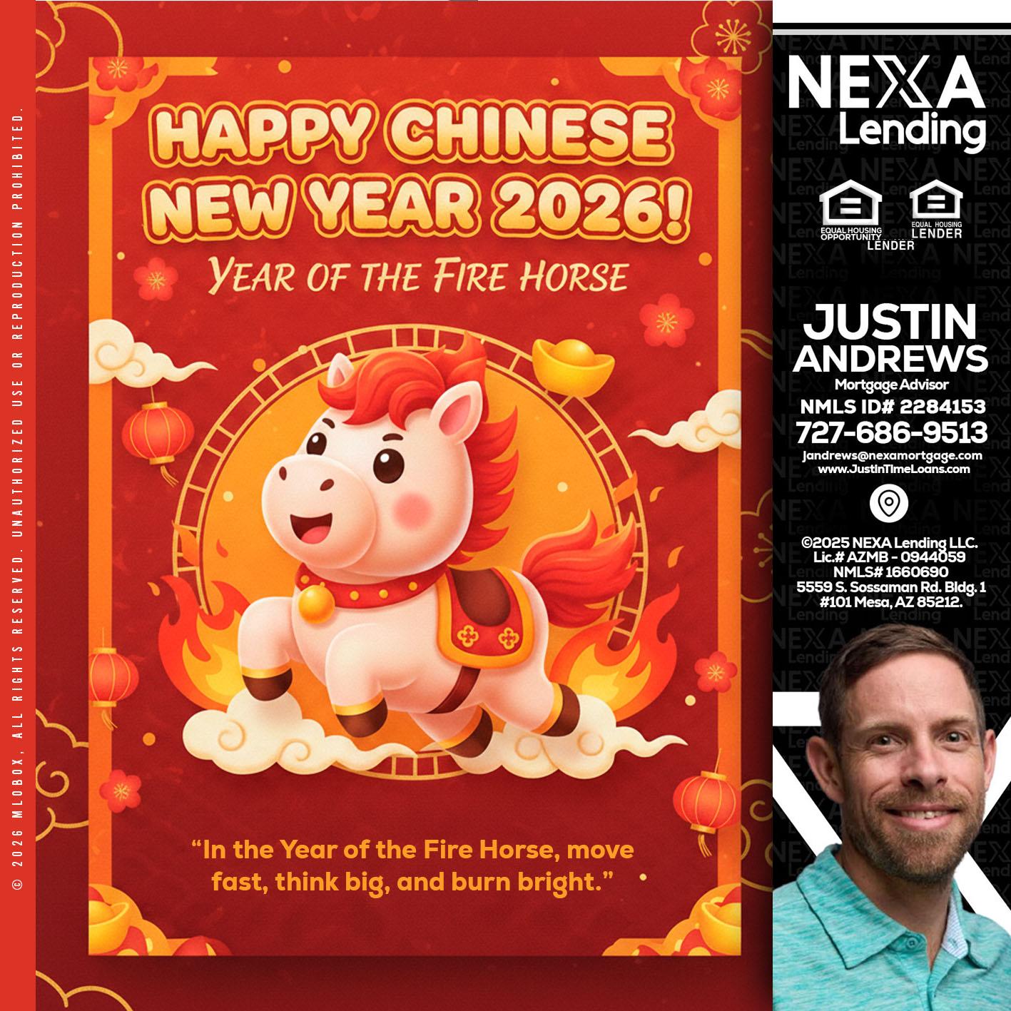 happy Chinese new year - Justin Andrews -Mortgage Advisor