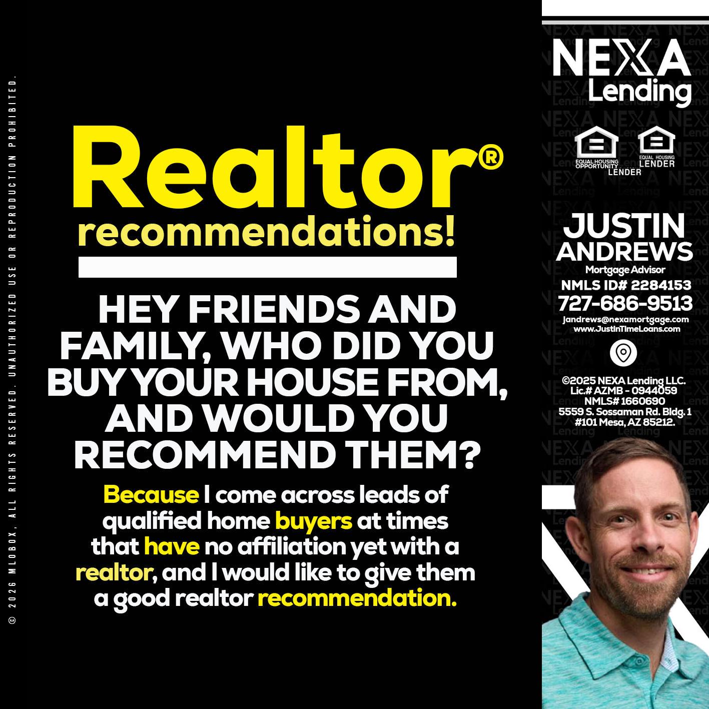 REALTOR - Justin Andrews -Mortgage Advisor