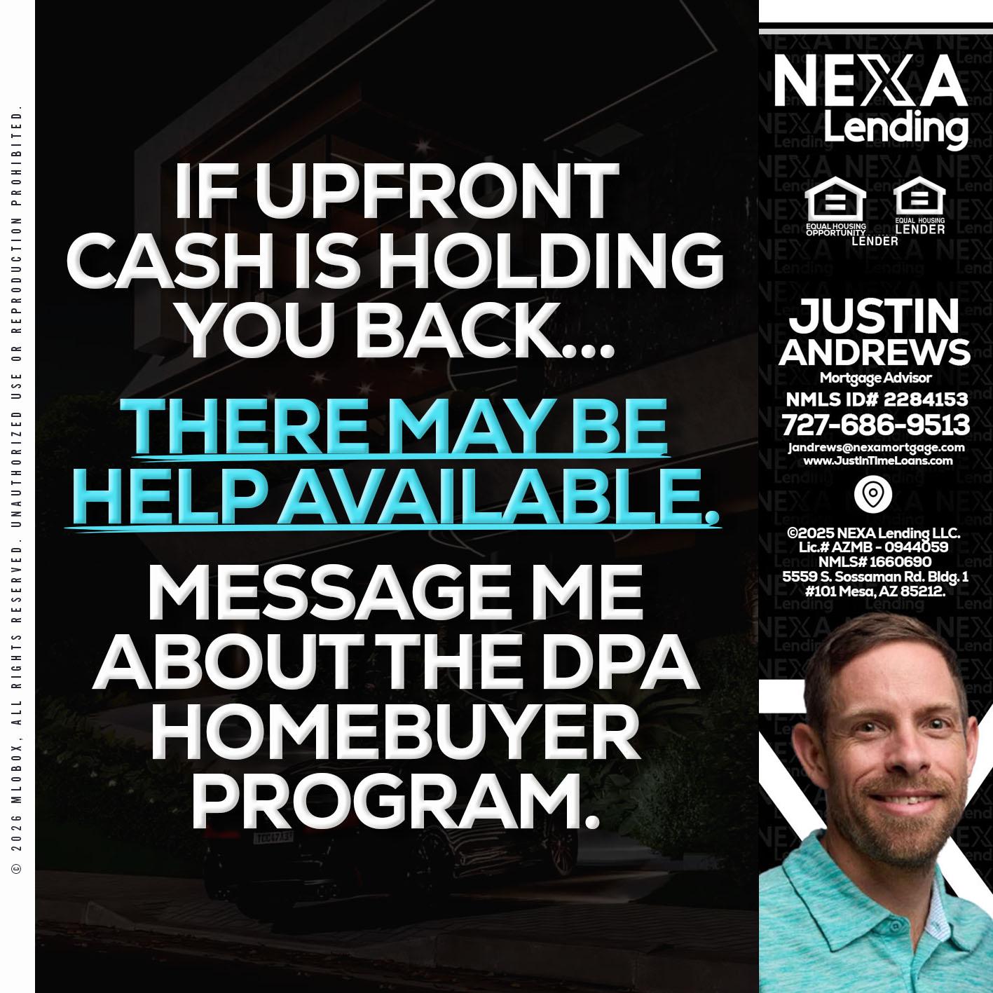 IF UPFRONT - Justin Andrews -Mortgage Advisor