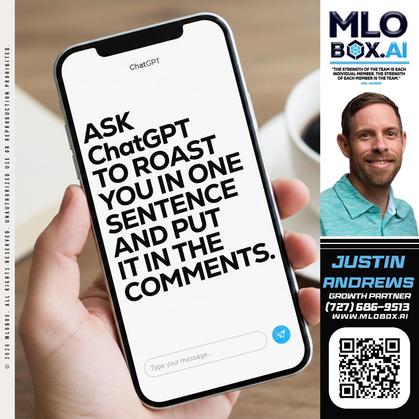 ASK CHAT GPT - Justin Andrews -Mortgage Advisor