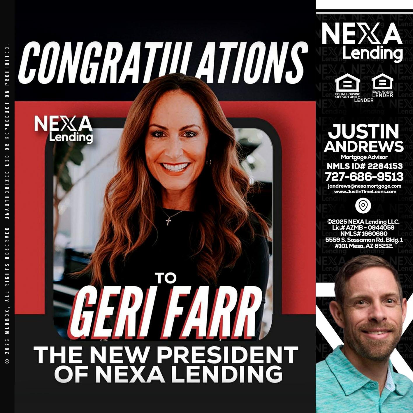 CONGRATULATIONS - Justin Andrews -Mortgage Advisor