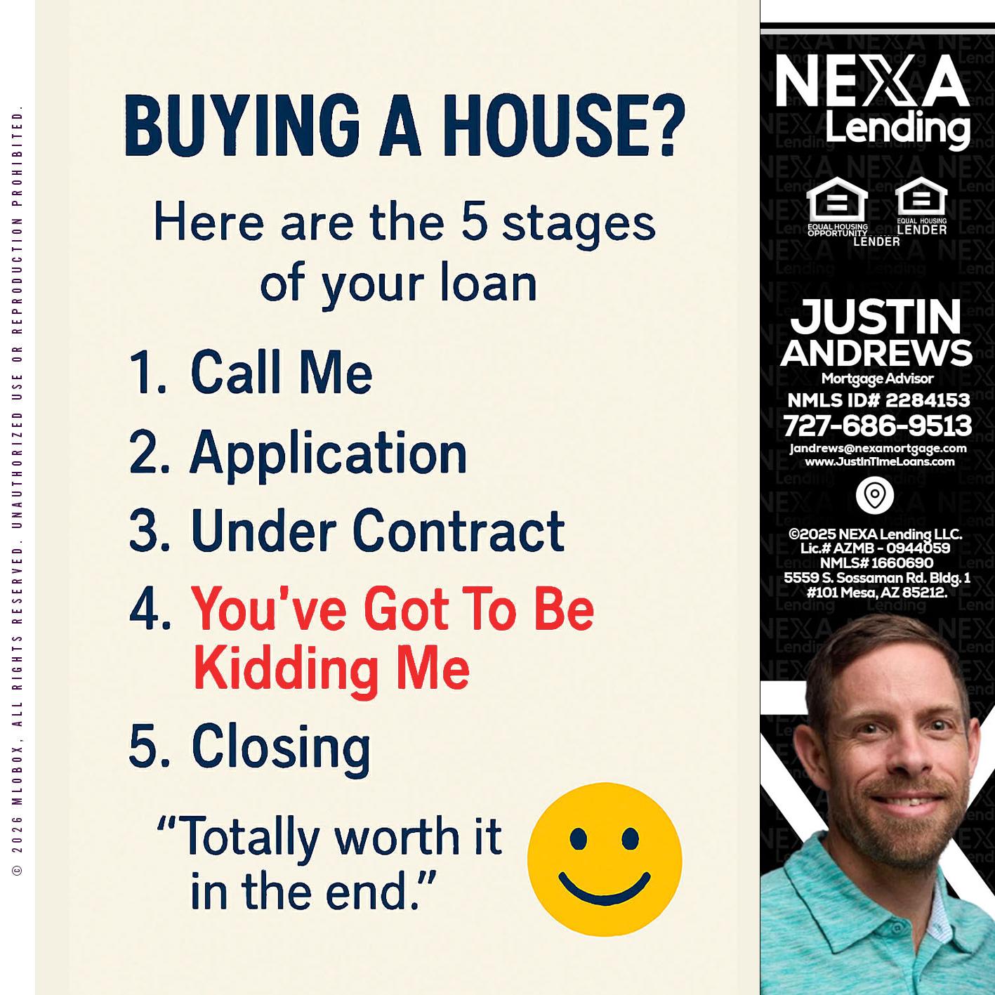 BUYING A HOUSE - Justin Andrews -Mortgage Advisor