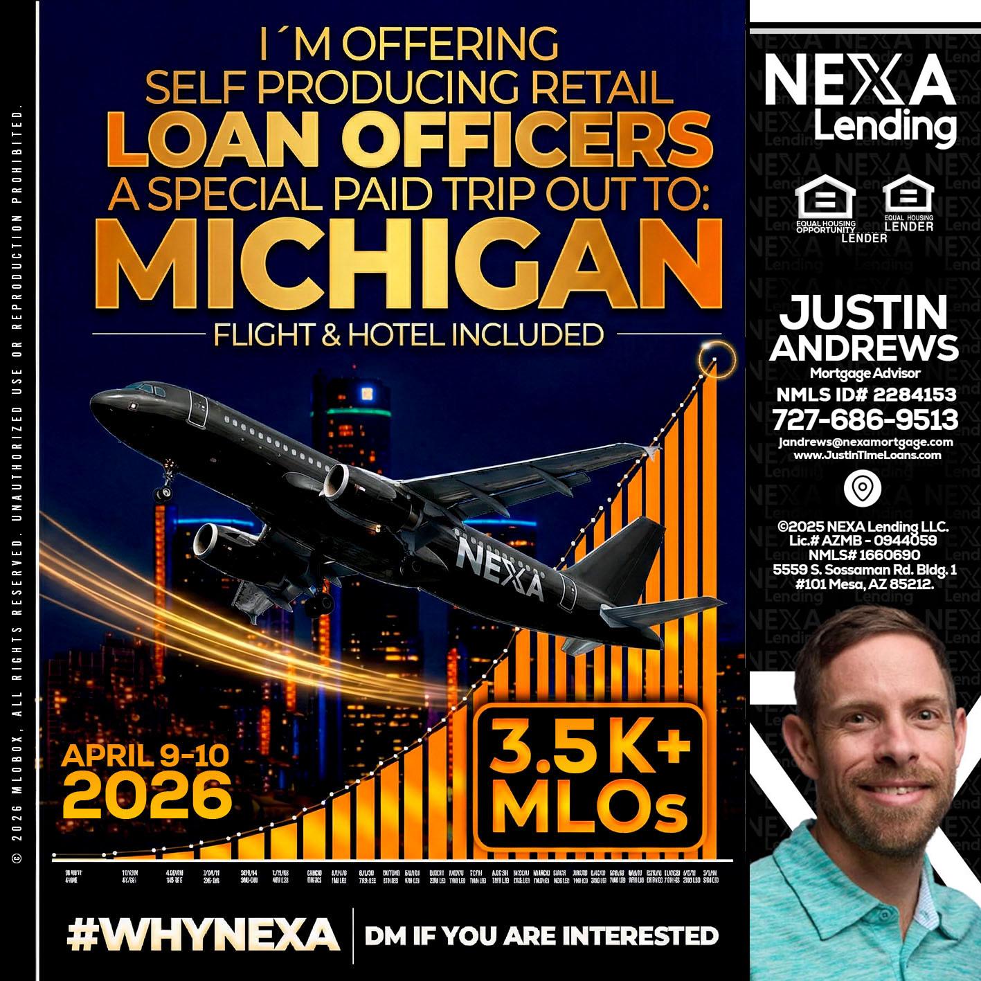 3.5K - Justin Andrews -Mortgage Advisor
