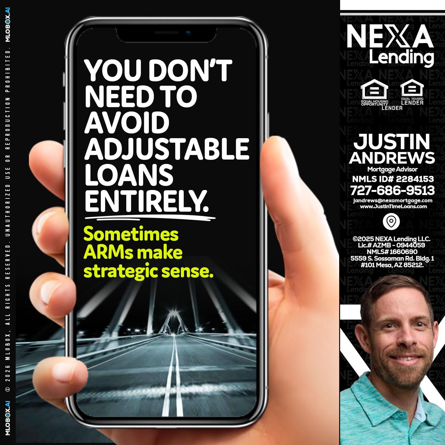 YOU DONT NEED - Justin Andrews -Mortgage Advisor