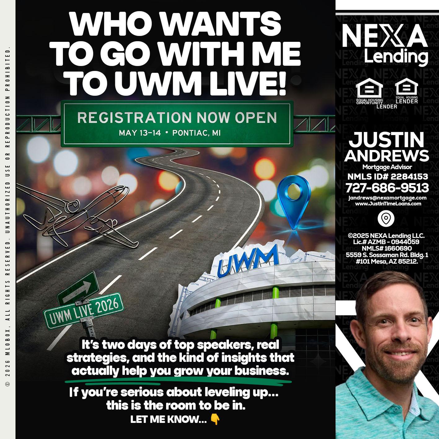 WHO WANTS - Justin Andrews -Mortgage Advisor