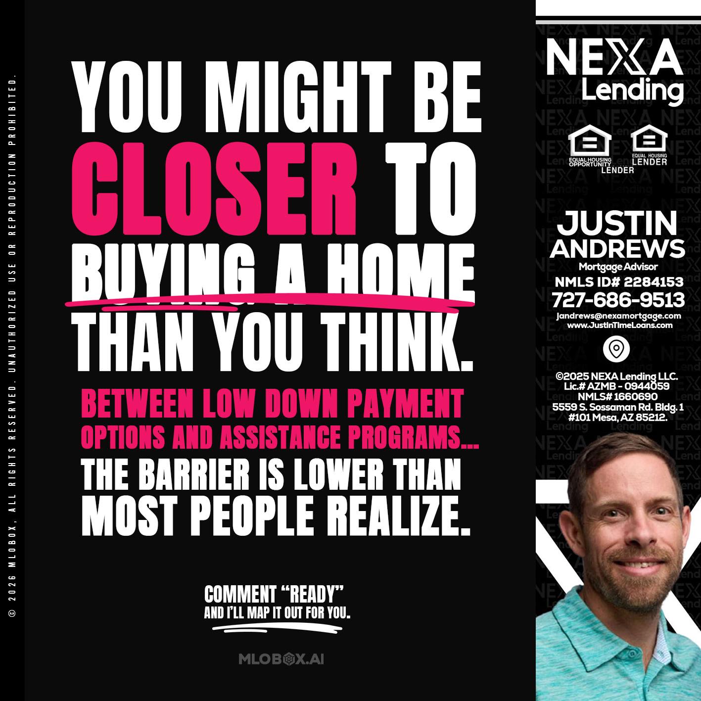 YOU MIGHT BE - Justin Andrews -Mortgage Advisor