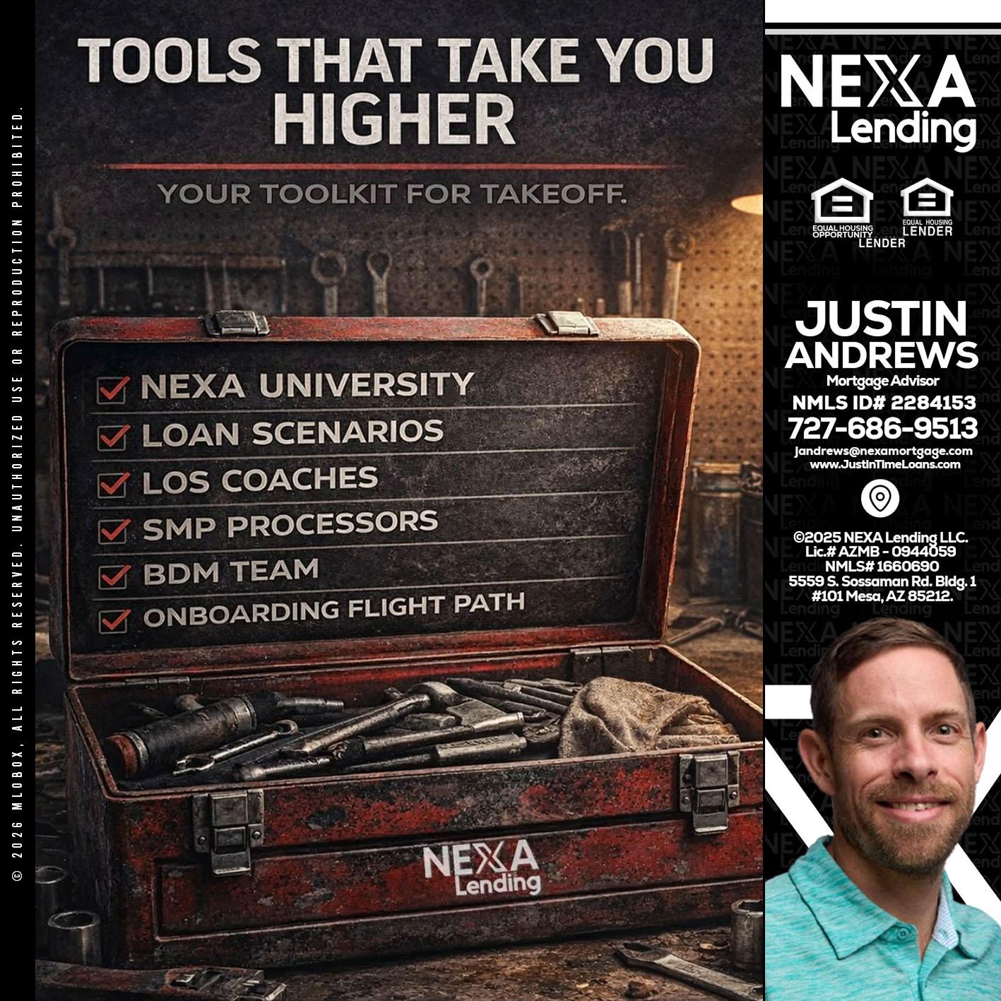 TOOLS THAT - Justin Andrews -Mortgage Advisor