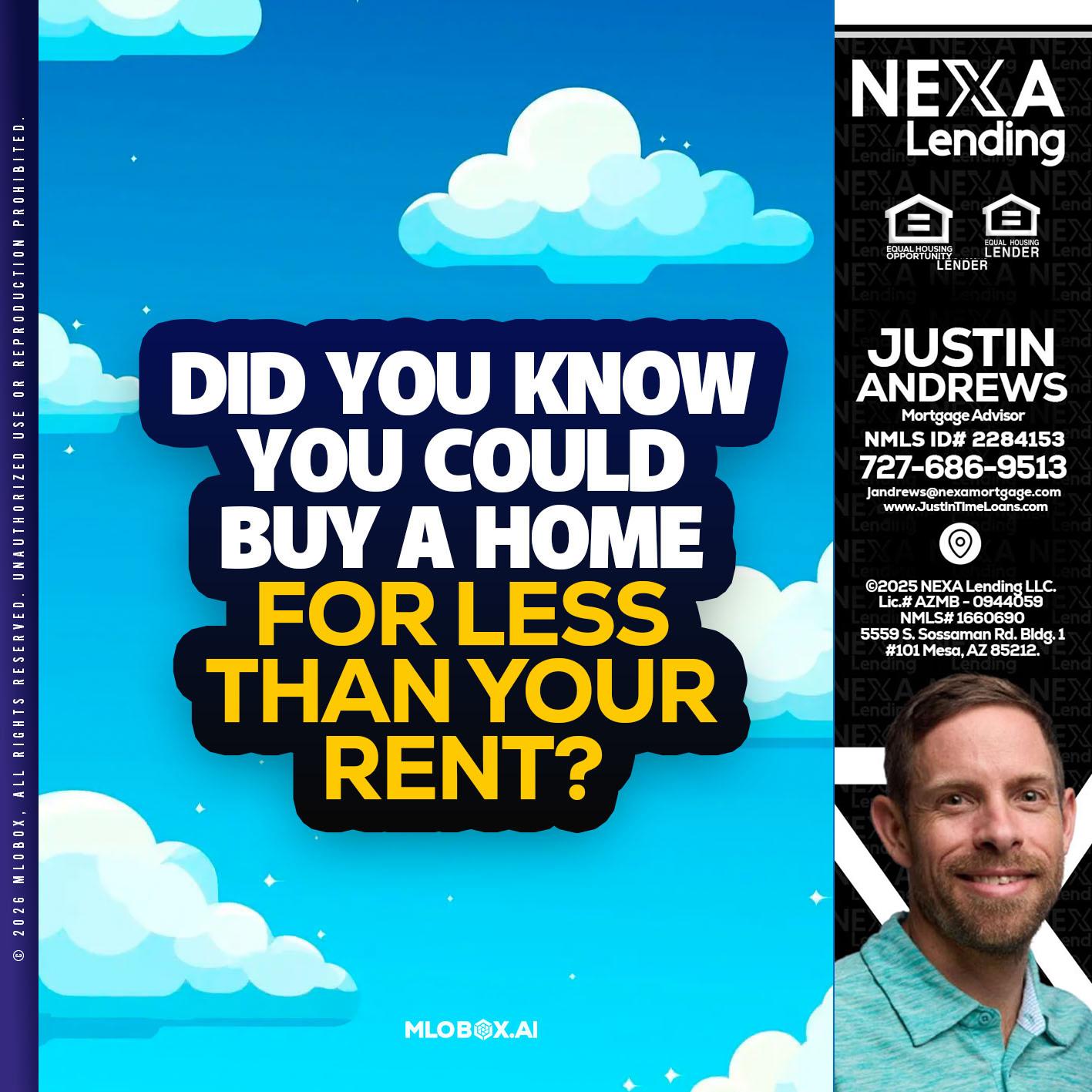 DID YOU KNOW - Justin Andrews -Mortgage Advisor