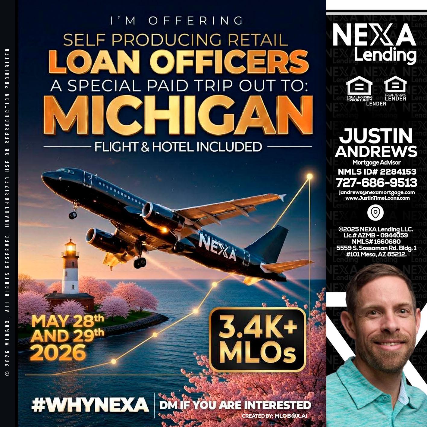 MICHIGAN TRIP - Justin Andrews -Mortgage Advisor