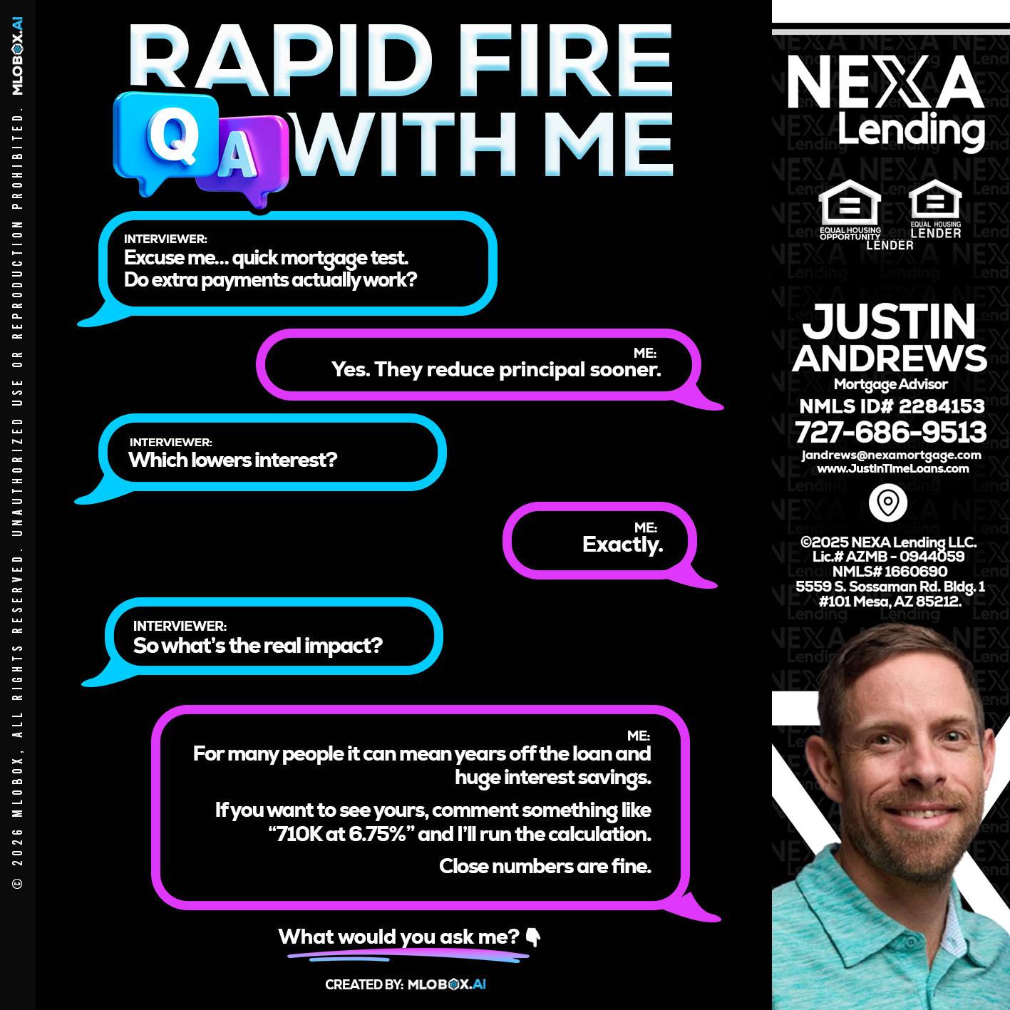 RAPID QA - Justin Andrews -Mortgage Advisor