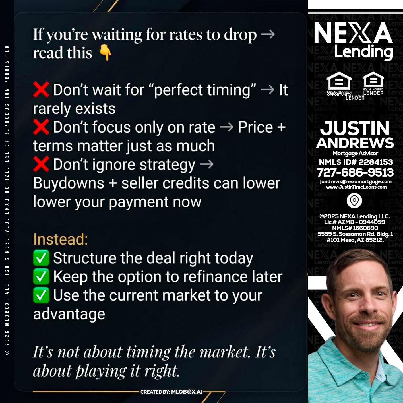 IF YOU ARE - Justin Andrews -Mortgage Advisor
