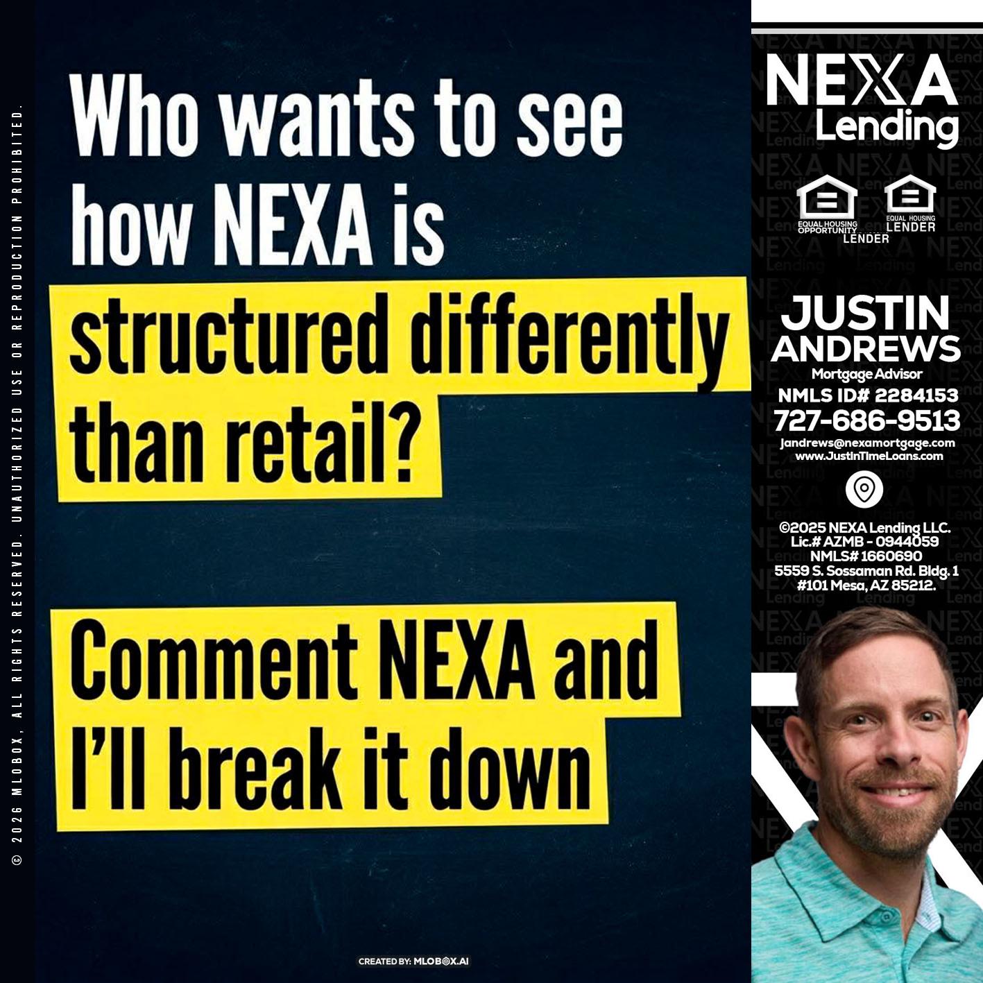 who want to see - Justin Andrews -Mortgage Advisor