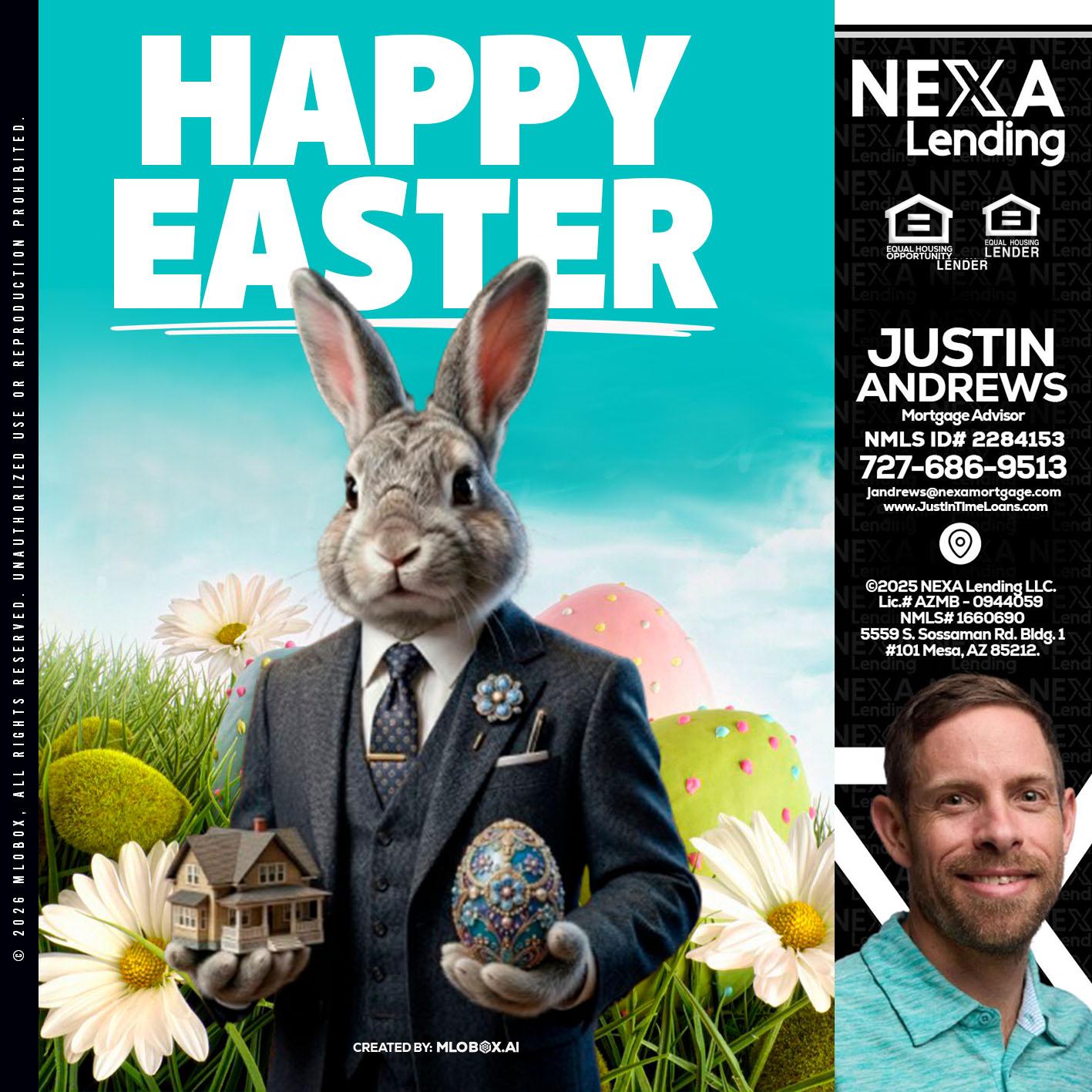 HAPPY EASTER - Justin Andrews -Mortgage Advisor