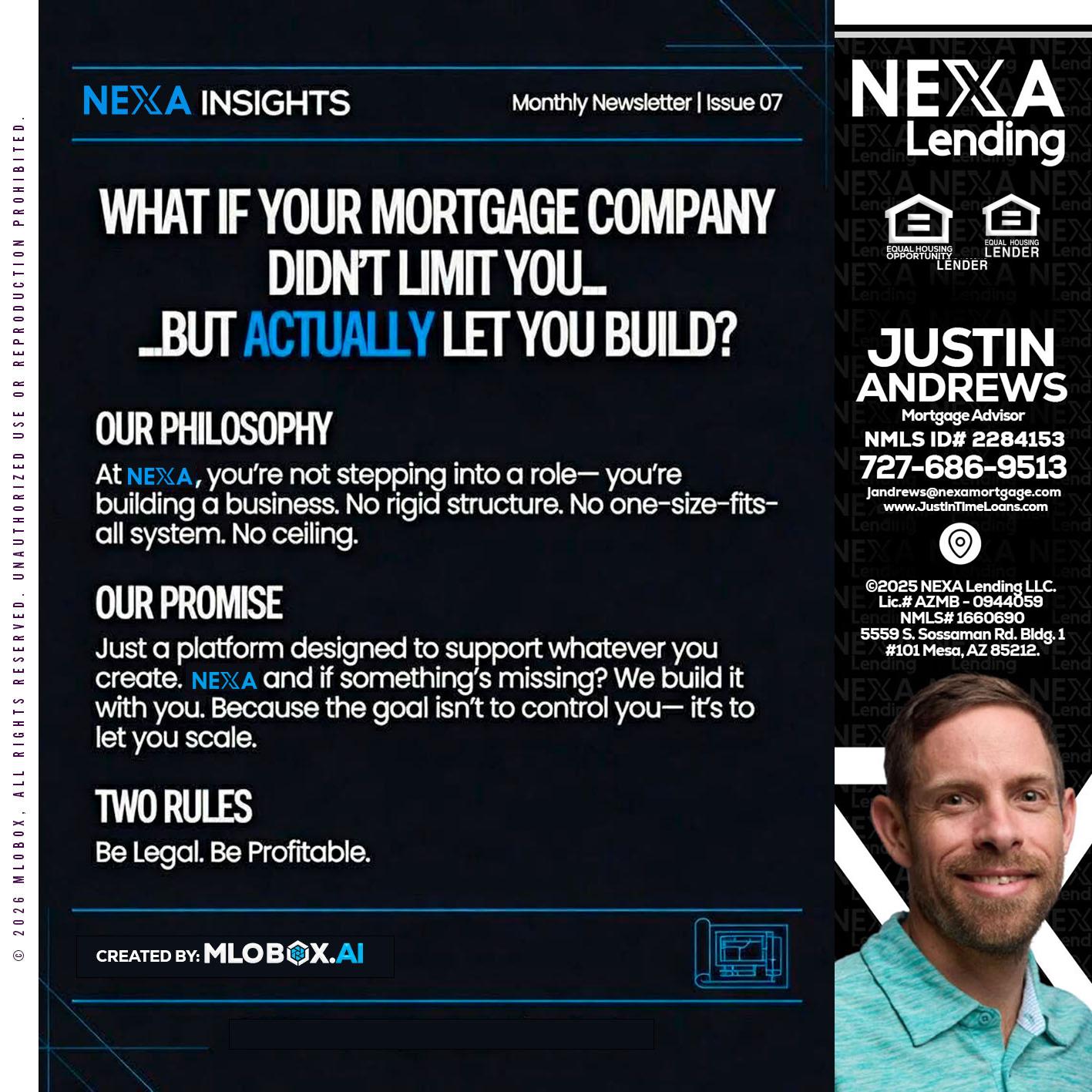 NEXA INSIGHTS - Justin Andrews -Mortgage Advisor
