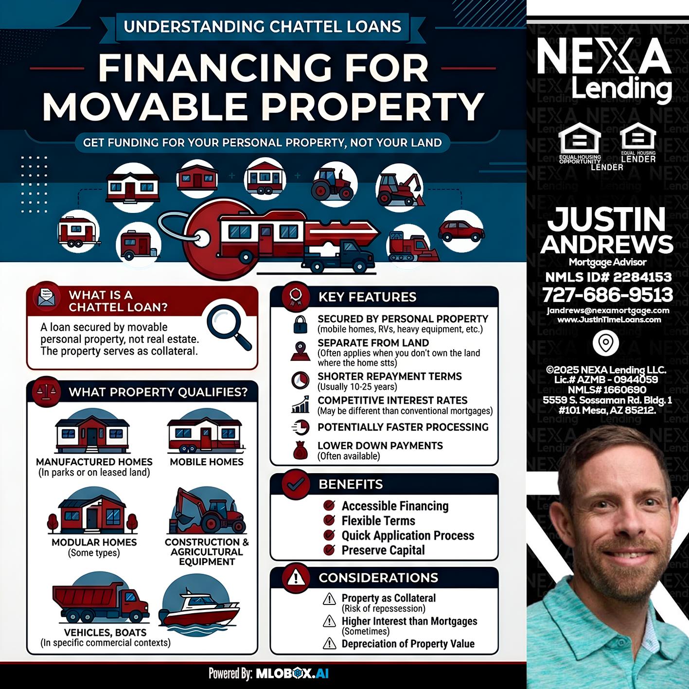 Chattel Loans - Justin Andrews -Mortgage Advisor