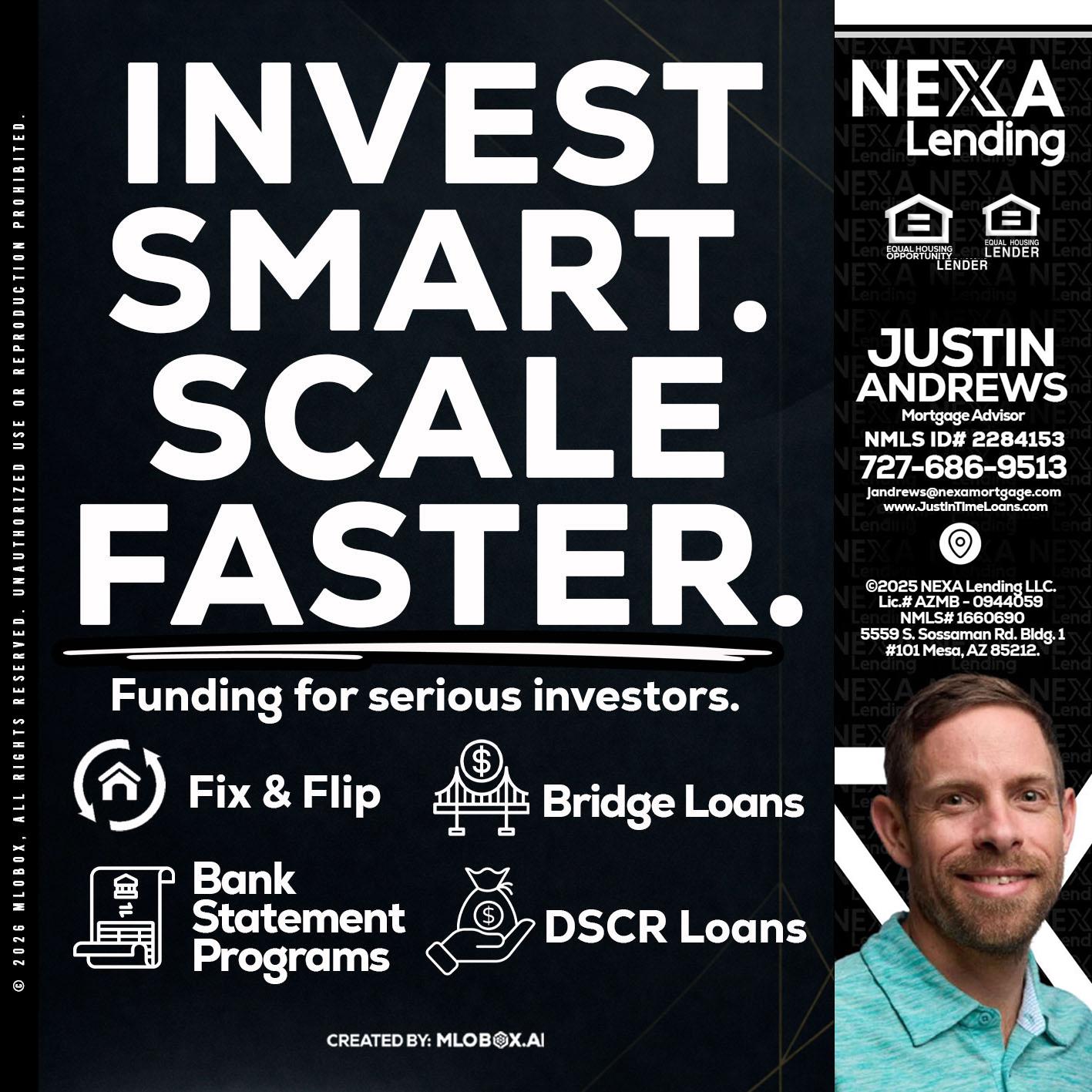 INVEST SMART - Justin Andrews -Mortgage Advisor