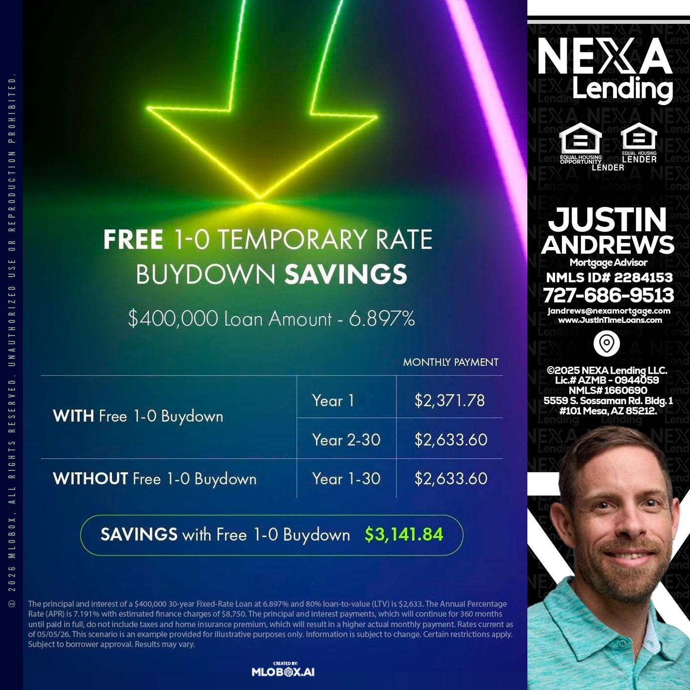 BUYDOWN - Justin Andrews -Mortgage Advisor