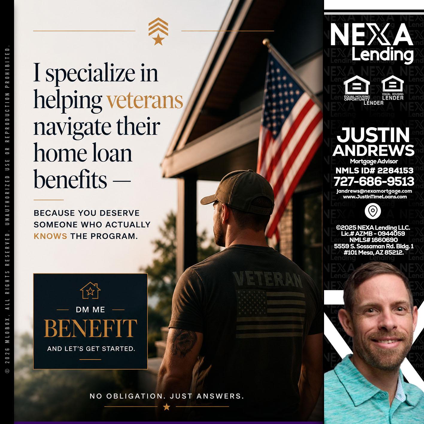 I SPECIALIZE - Justin Andrews -Mortgage Advisor