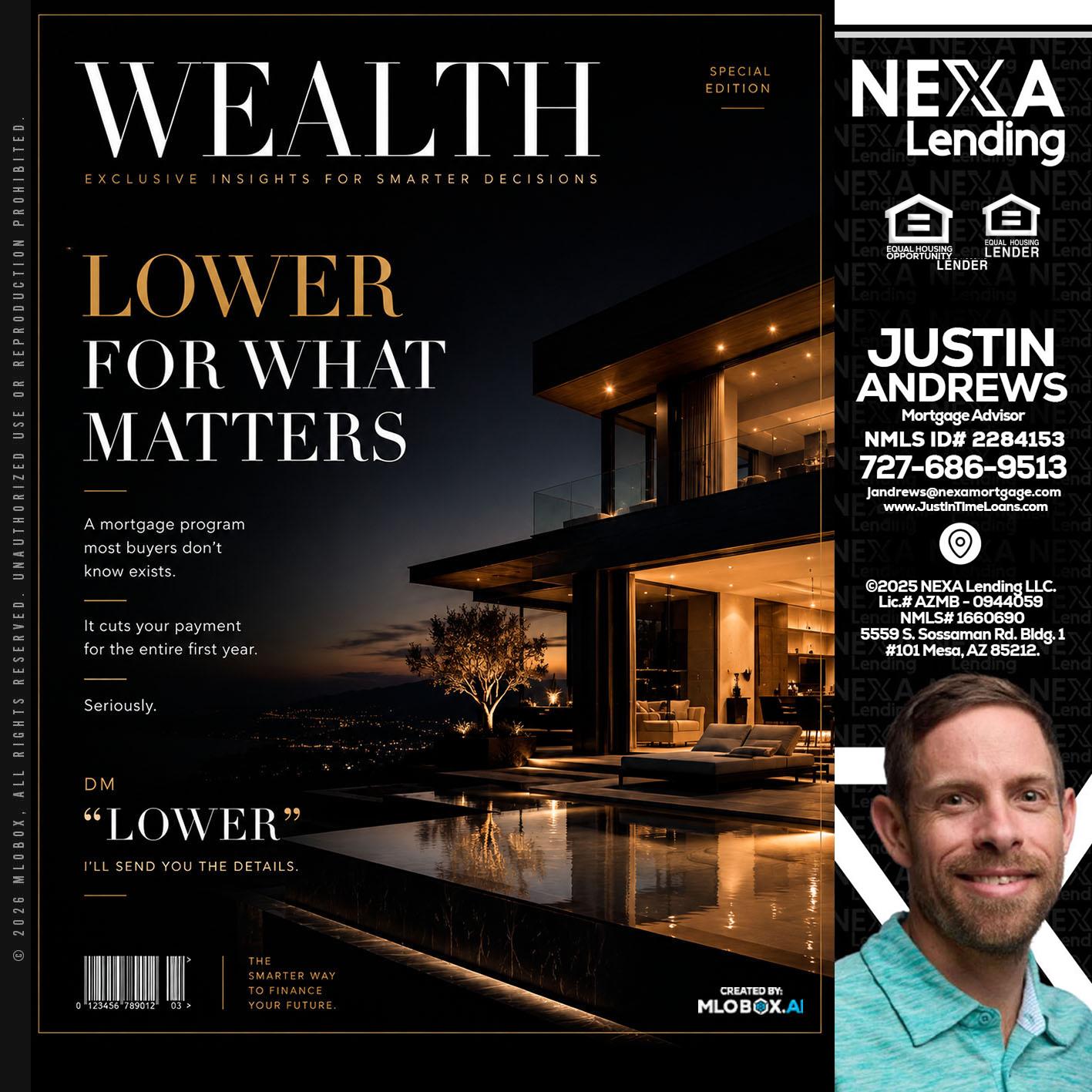 WEALTH - Justin Andrews -Mortgage Advisor