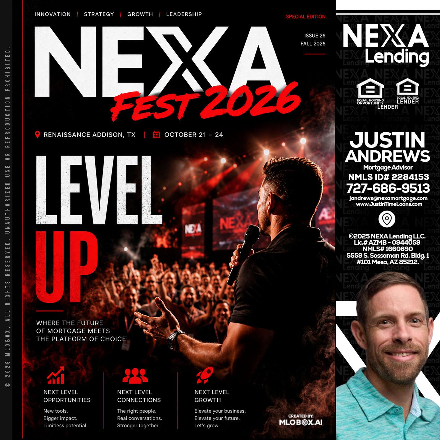 NEXA FEST 2026 - Justin Andrews -Mortgage Advisor