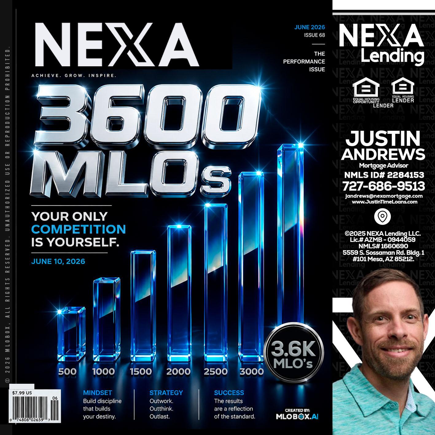 3600 MLOs - Justin Andrews -Mortgage Advisor