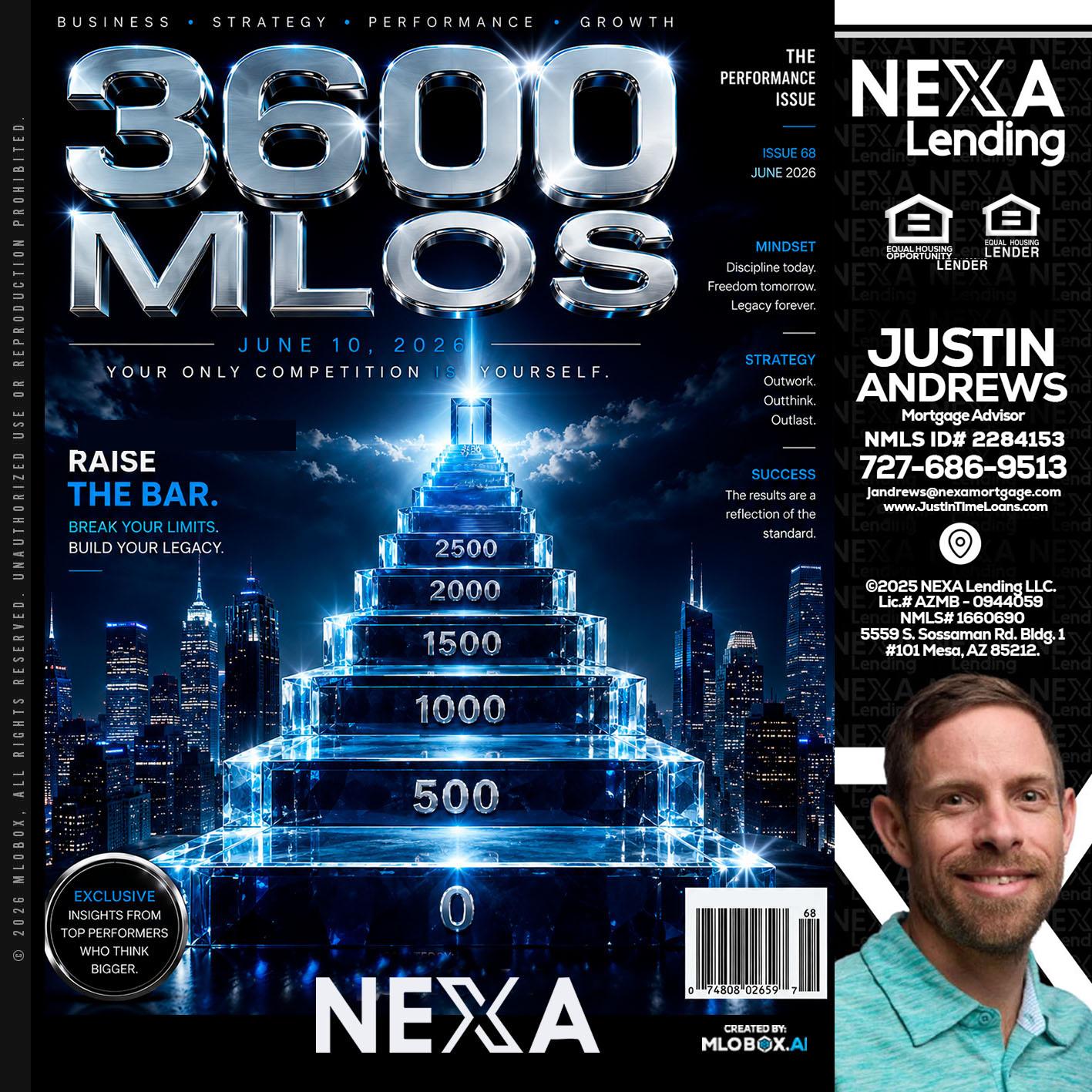 3600 MLOs - Justin Andrews -Mortgage Advisor