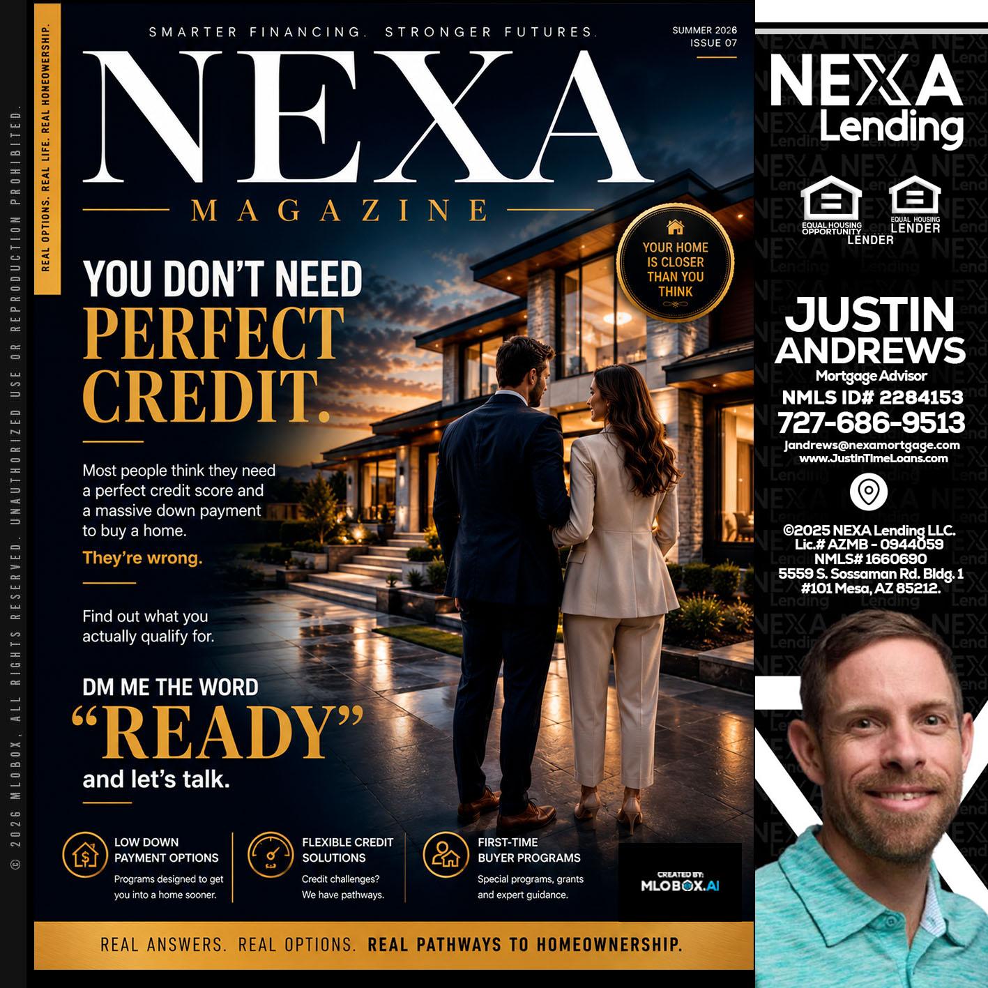 NEXA MAGAZINE - Justin Andrews -Mortgage Advisor