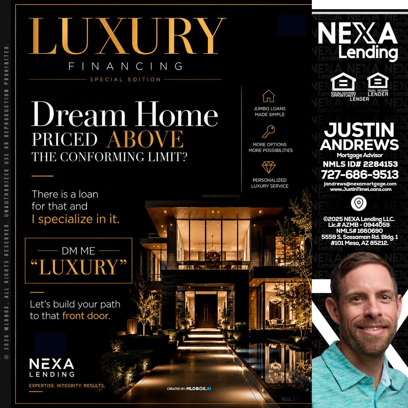 LUXURY - Justin Andrews -Mortgage Advisor
