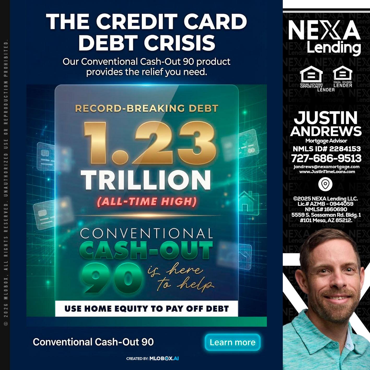 THE CREDIT CARD - Justin Andrews -Mortgage Advisor