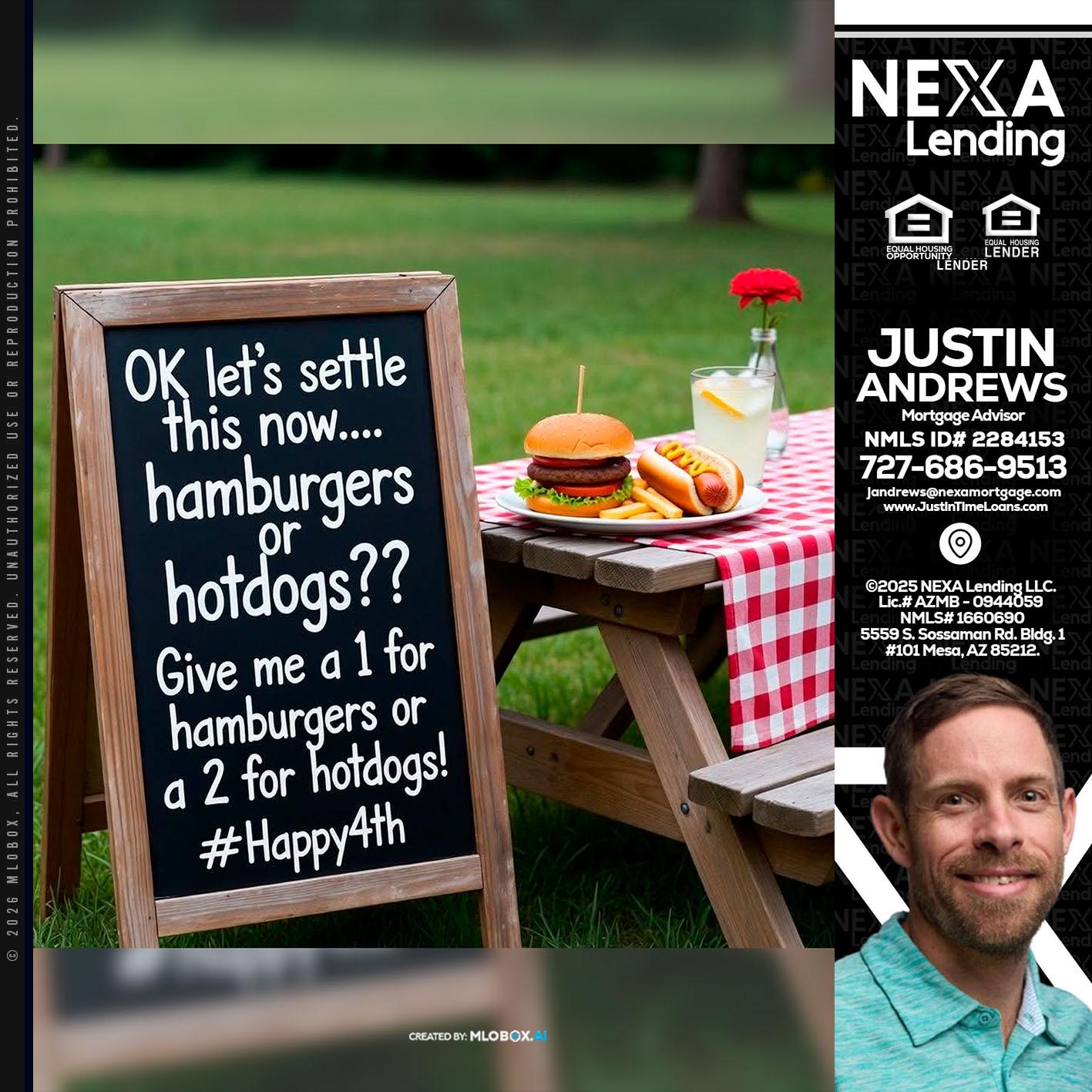let settle this - Justin Andrews -Mortgage Advisor