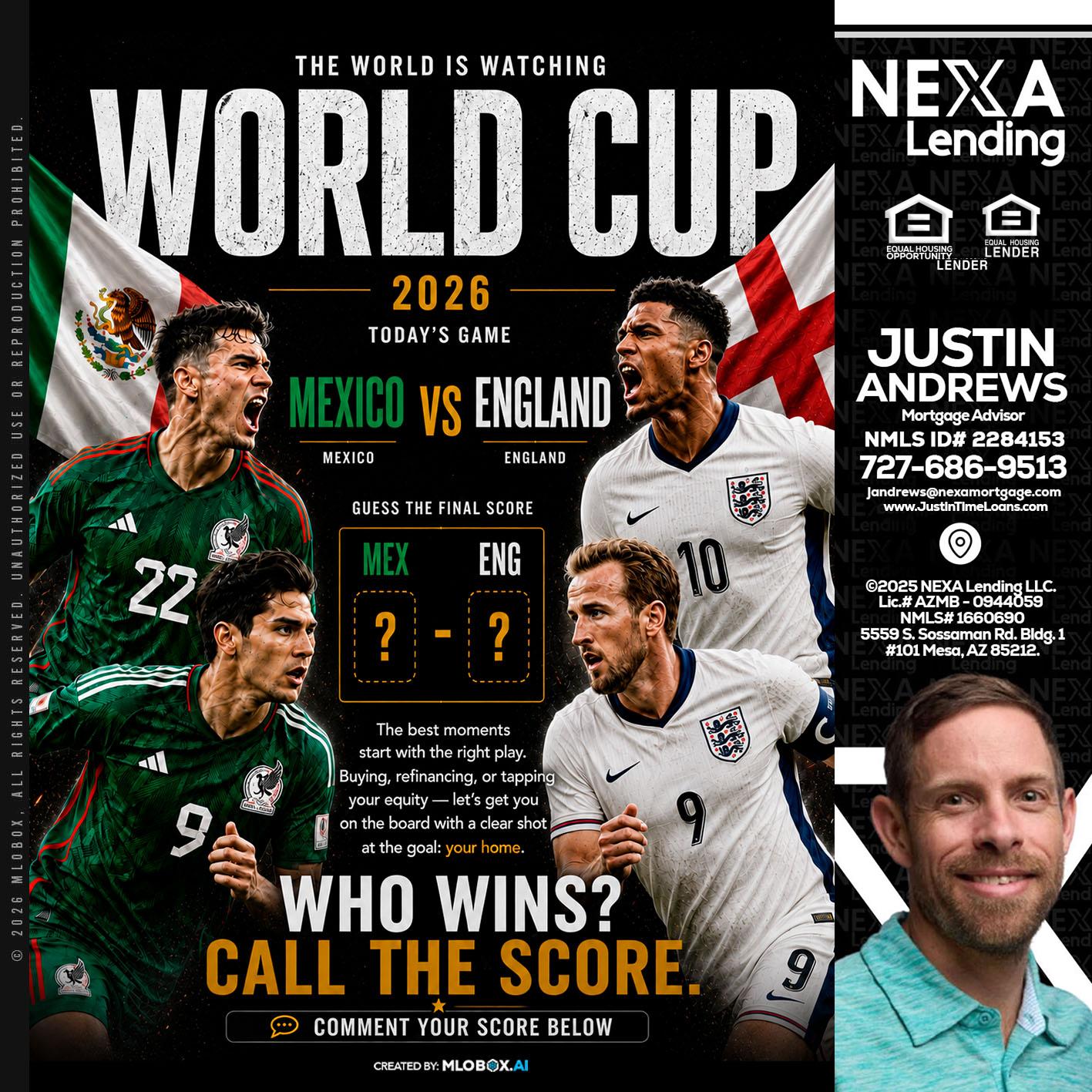 WHO'S WIN - Justin Andrews -Mortgage Advisor