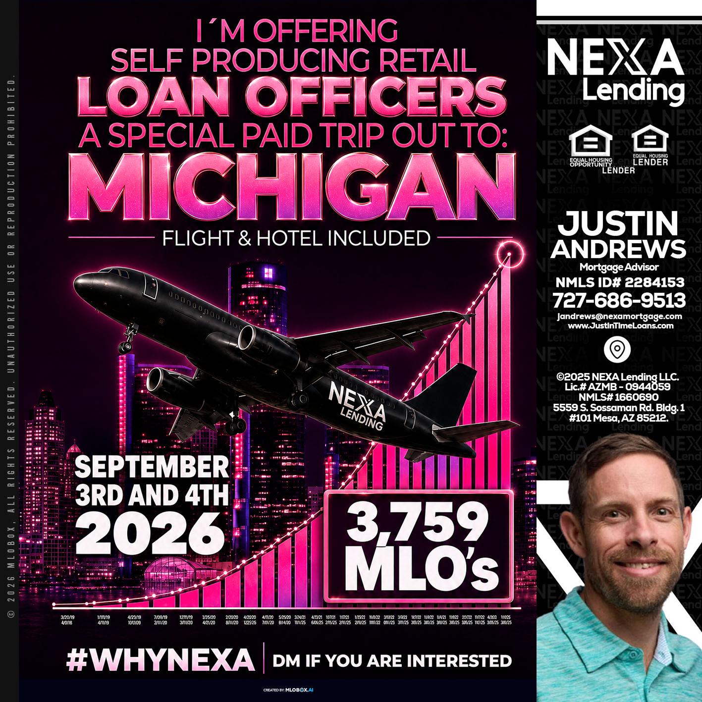 MICHIGAN TRIP - Justin Andrews -Mortgage Advisor
