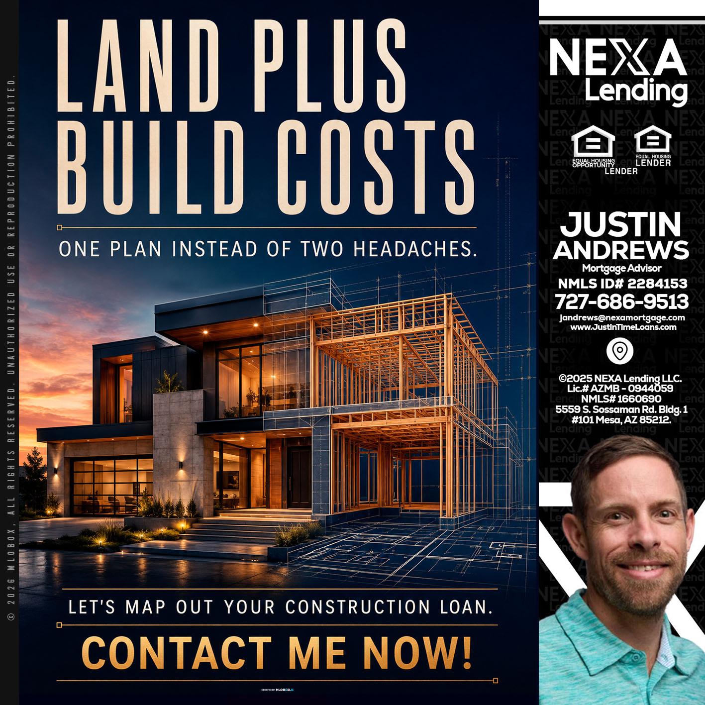 LAND PLUS - Justin Andrews -Mortgage Advisor