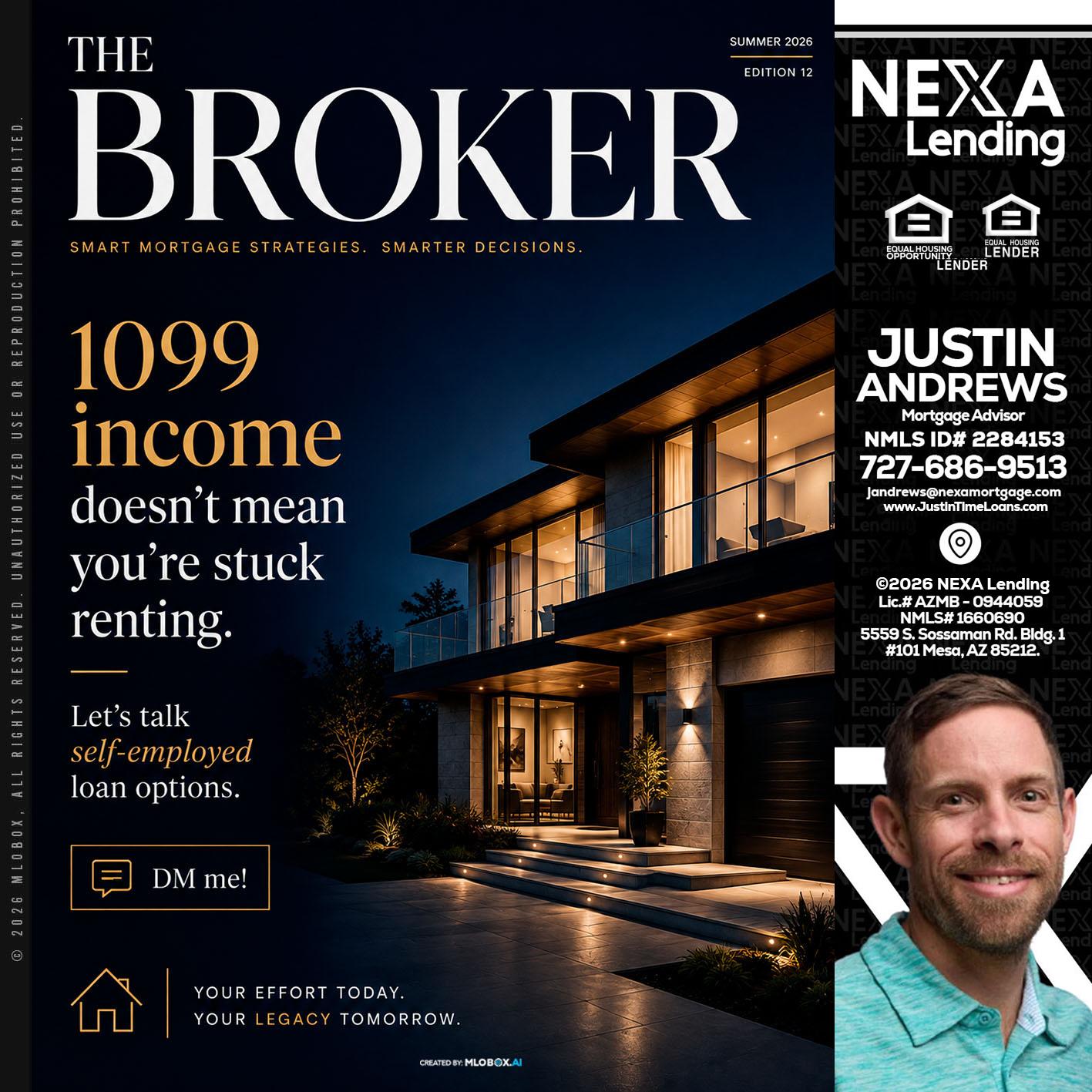 THE BROKER - Justin Andrews -Mortgage Advisor
