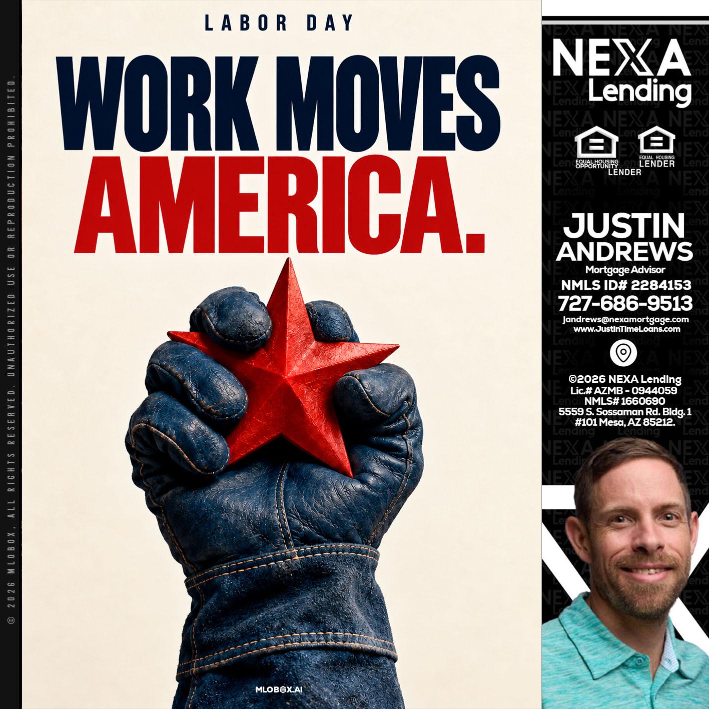 WORKS MOVES AMERICA - Justin Andrews -Mortgage Advisor