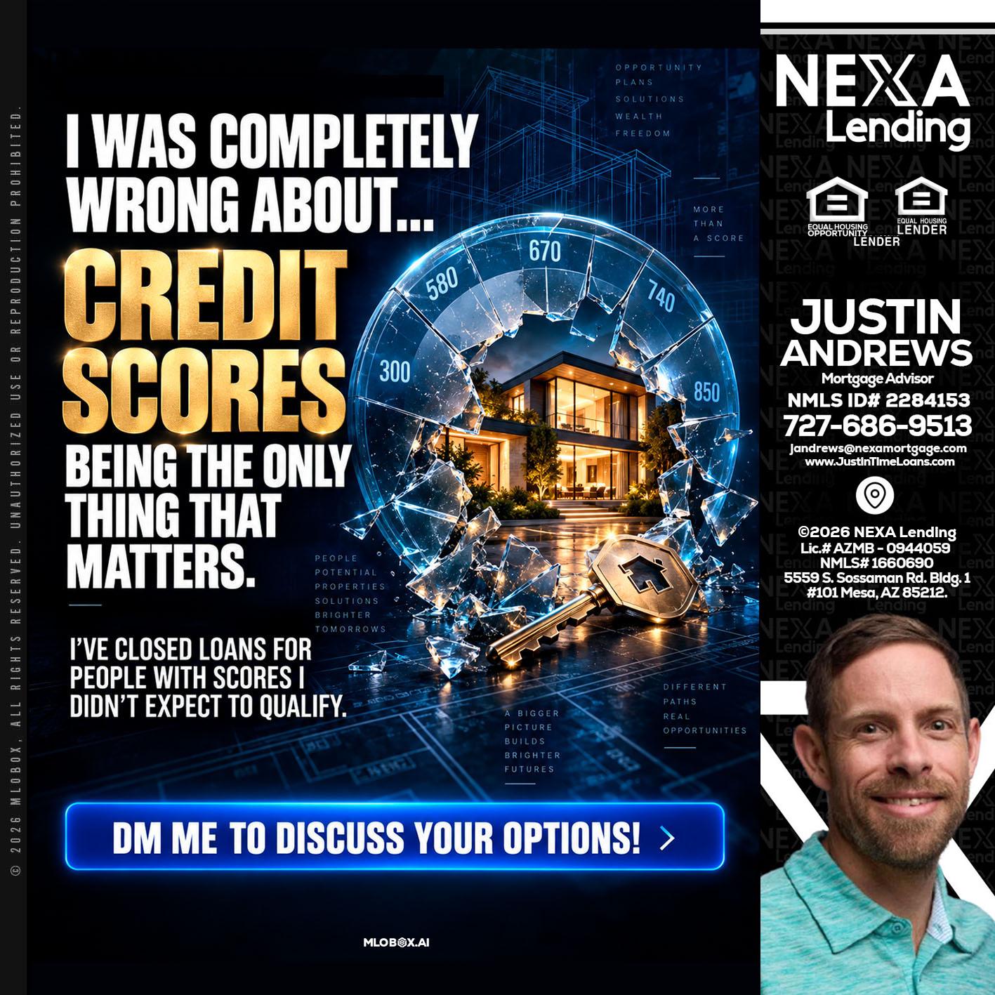 I WAS COMPLETY - Justin Andrews -Mortgage Advisor