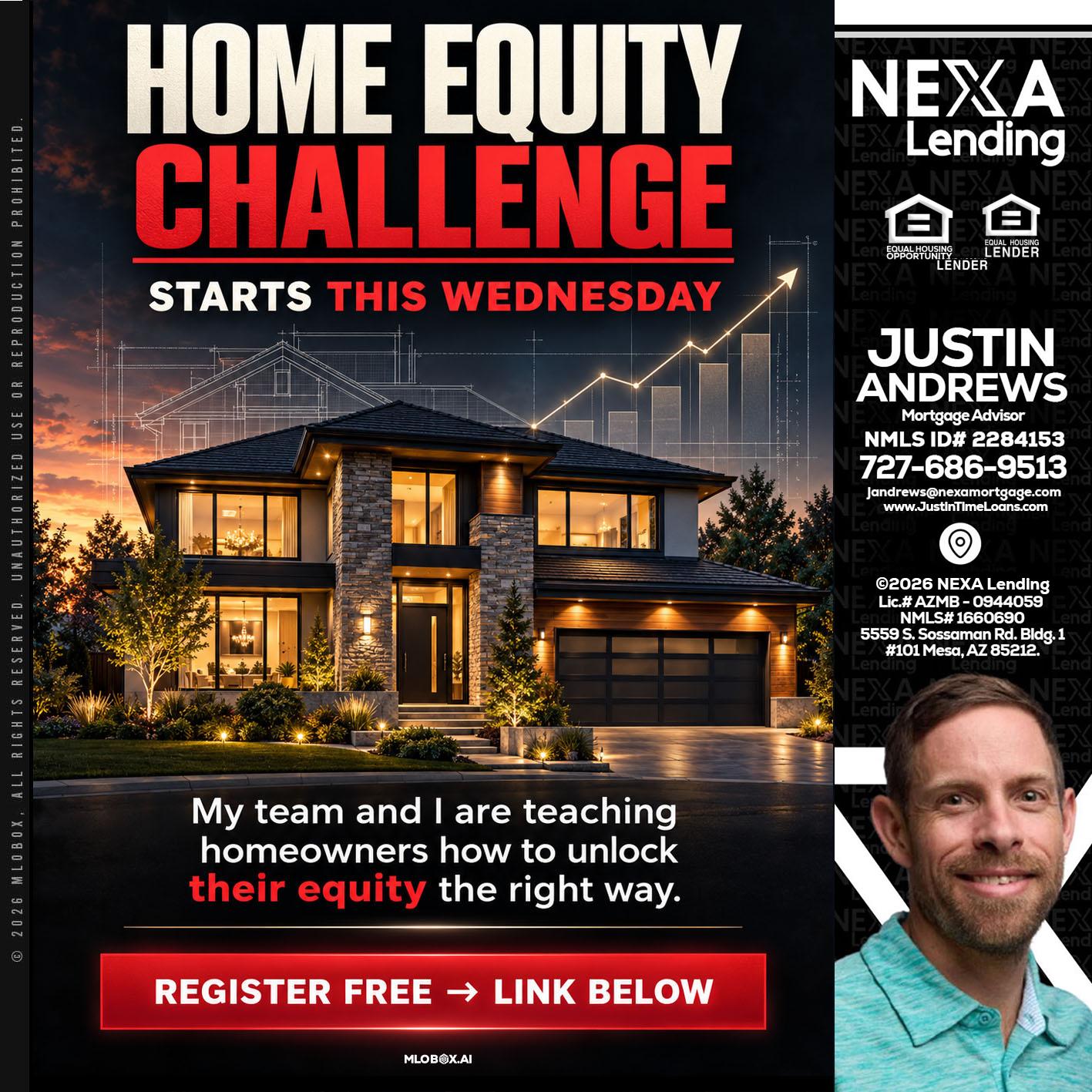 HOME EQUITY - Justin Andrews -Mortgage Advisor
